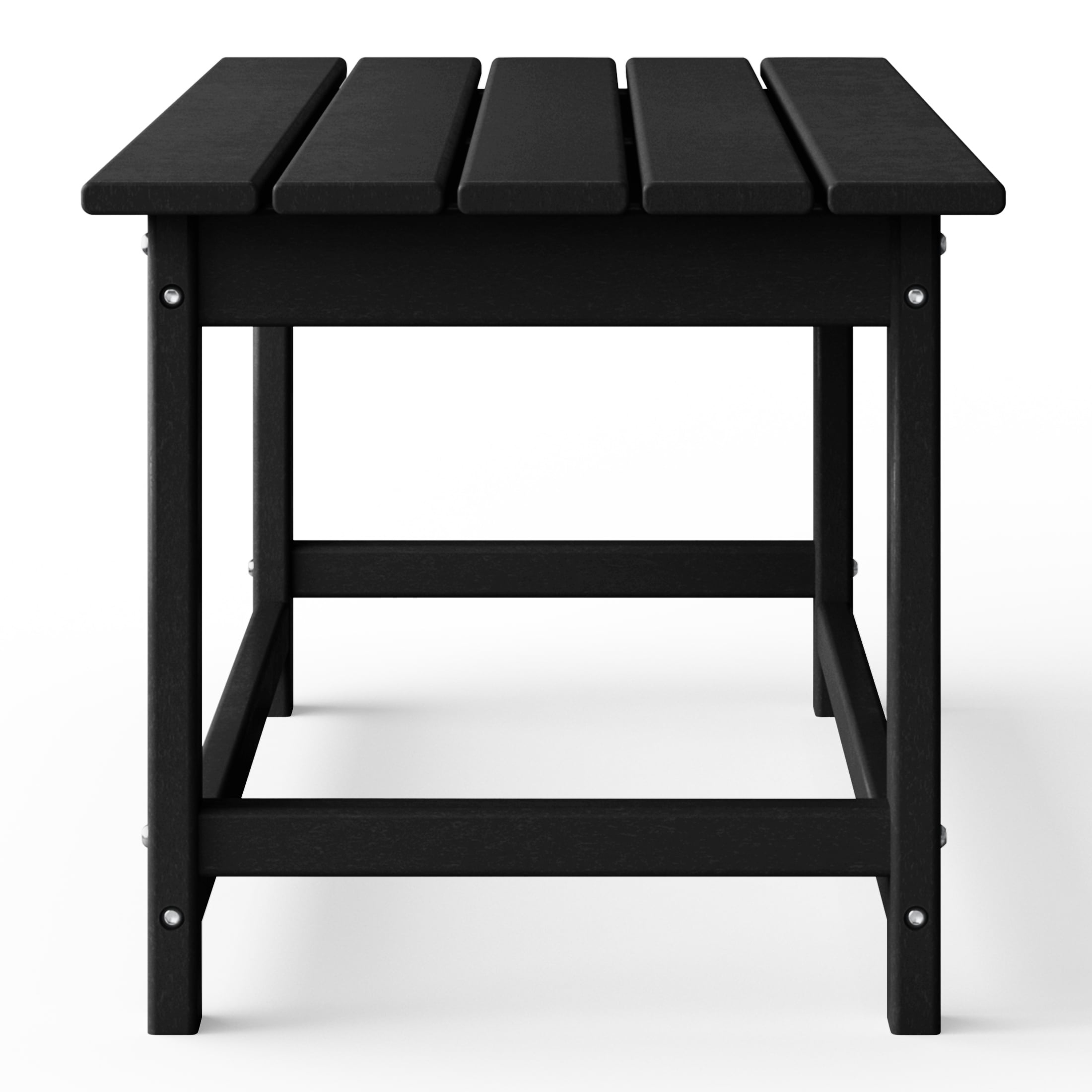 Polytrends Laguna Hdpe All Weather Outdoor Patio Rectangular Coffee Table