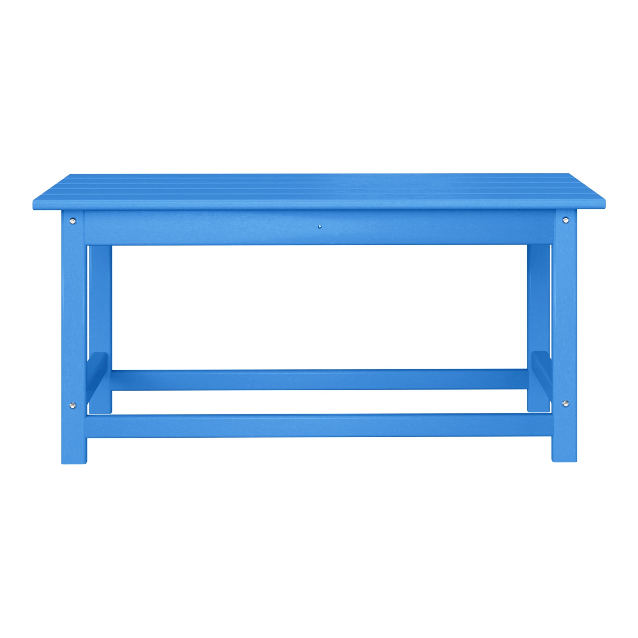 Polytrends Laguna Hdpe All Weather Outdoor Patio Rectangular Coffee Table