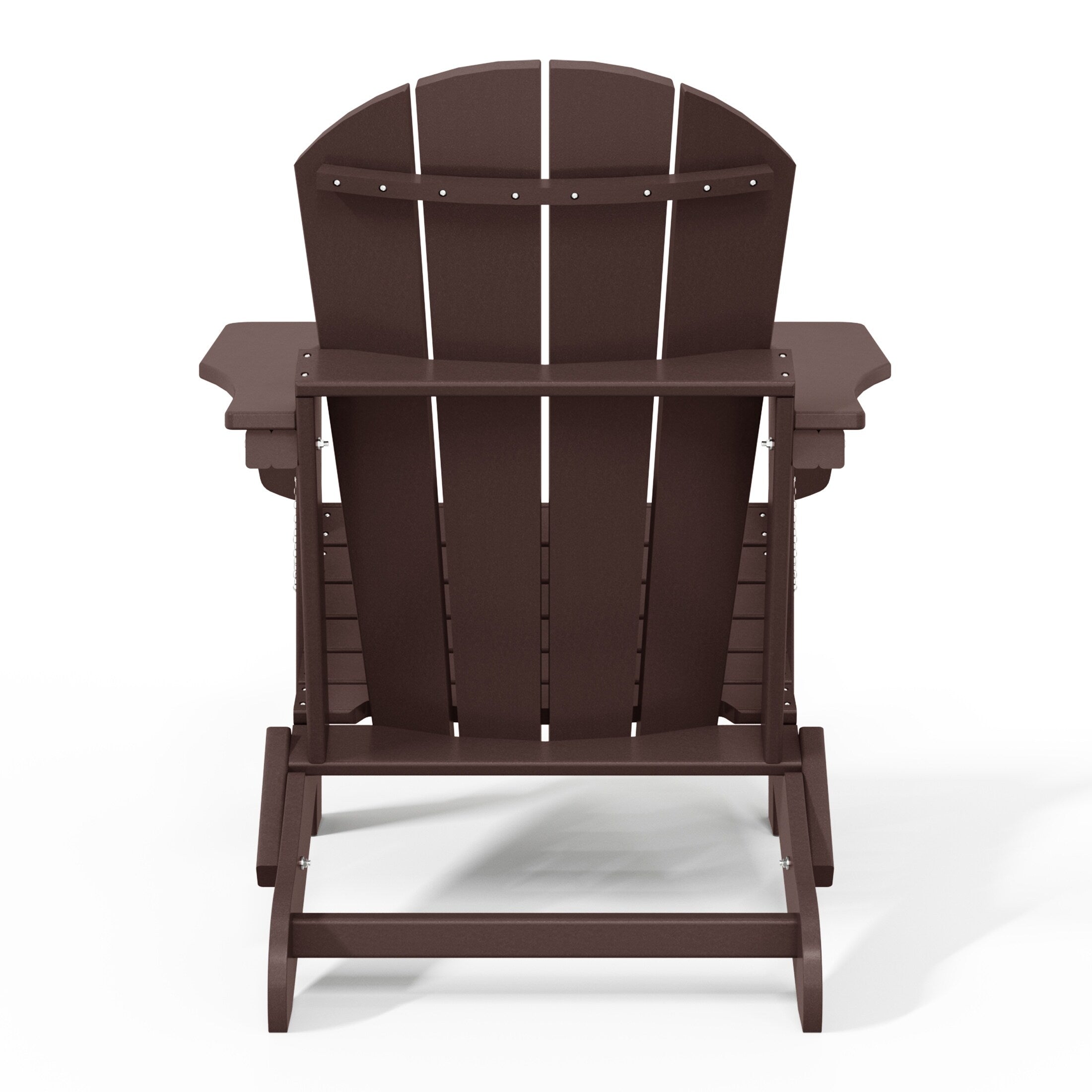 Chaises pliantes Adirondack Polytrends Laguna résistantes aux intempéries (lot de 2)