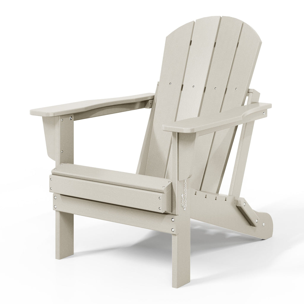 Chaises pliantes Adirondack Polytrends Laguna résistantes aux intempéries (lot de 2)