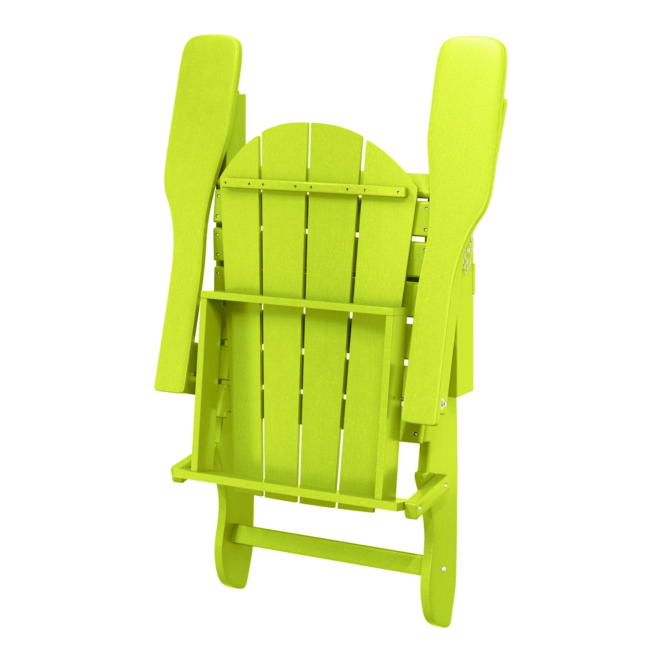 Chaises pliantes Adirondack Polytrends Laguna résistantes aux intempéries (lot de 2)