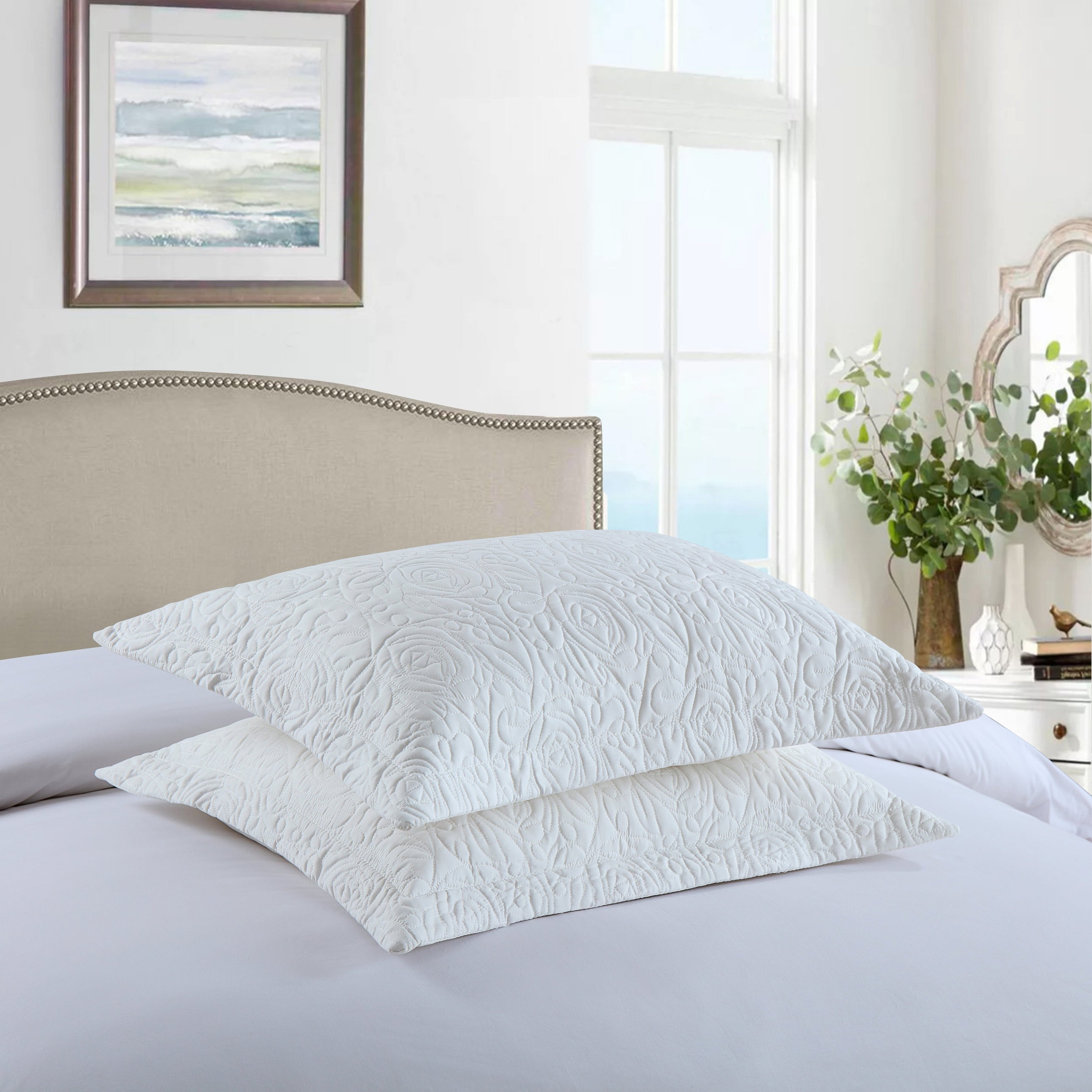 Porch & Den Manor Embroidered Pillow Sham (Set of 2)