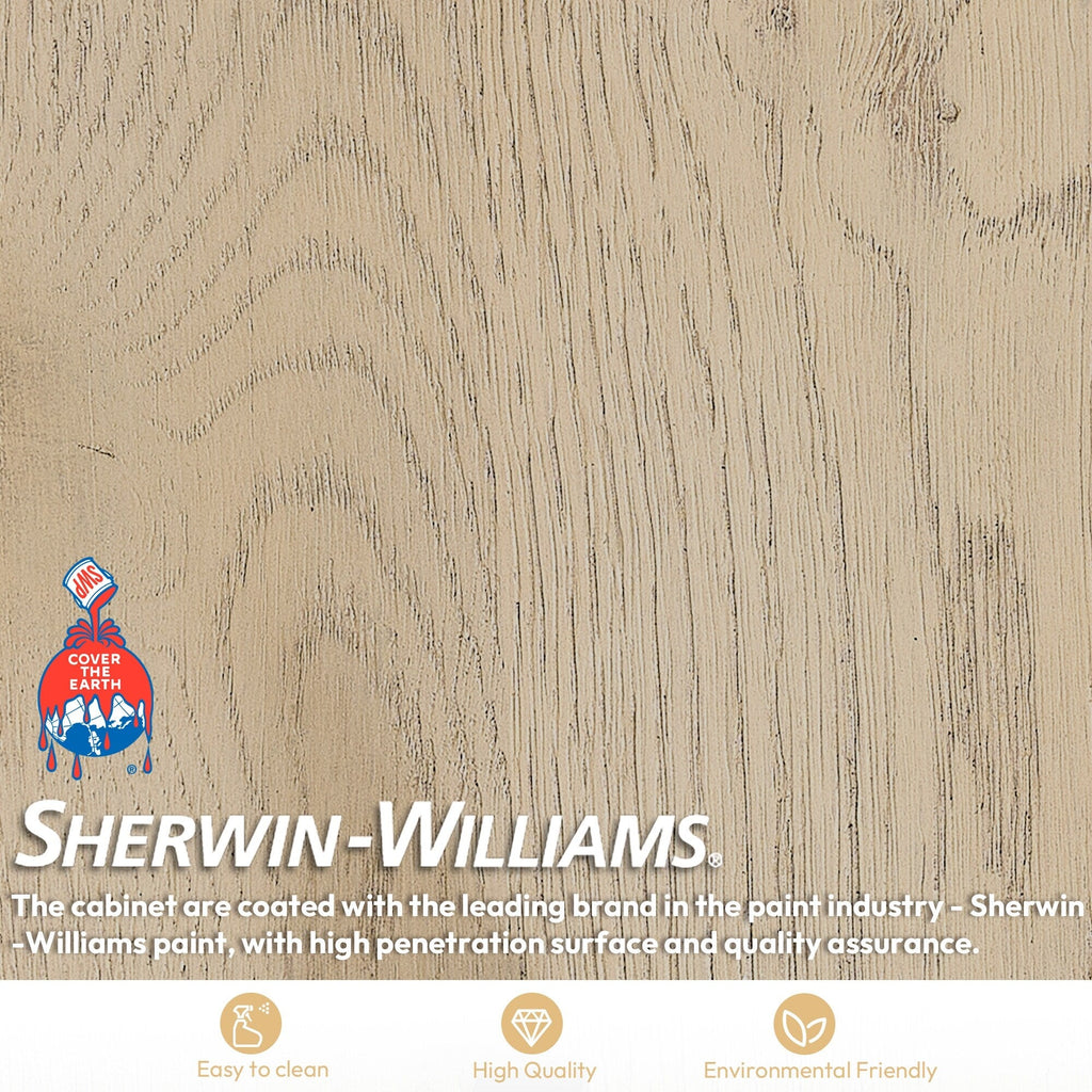 Meuble-lavabo Porto avec dessus en quartz blanc sans miroir