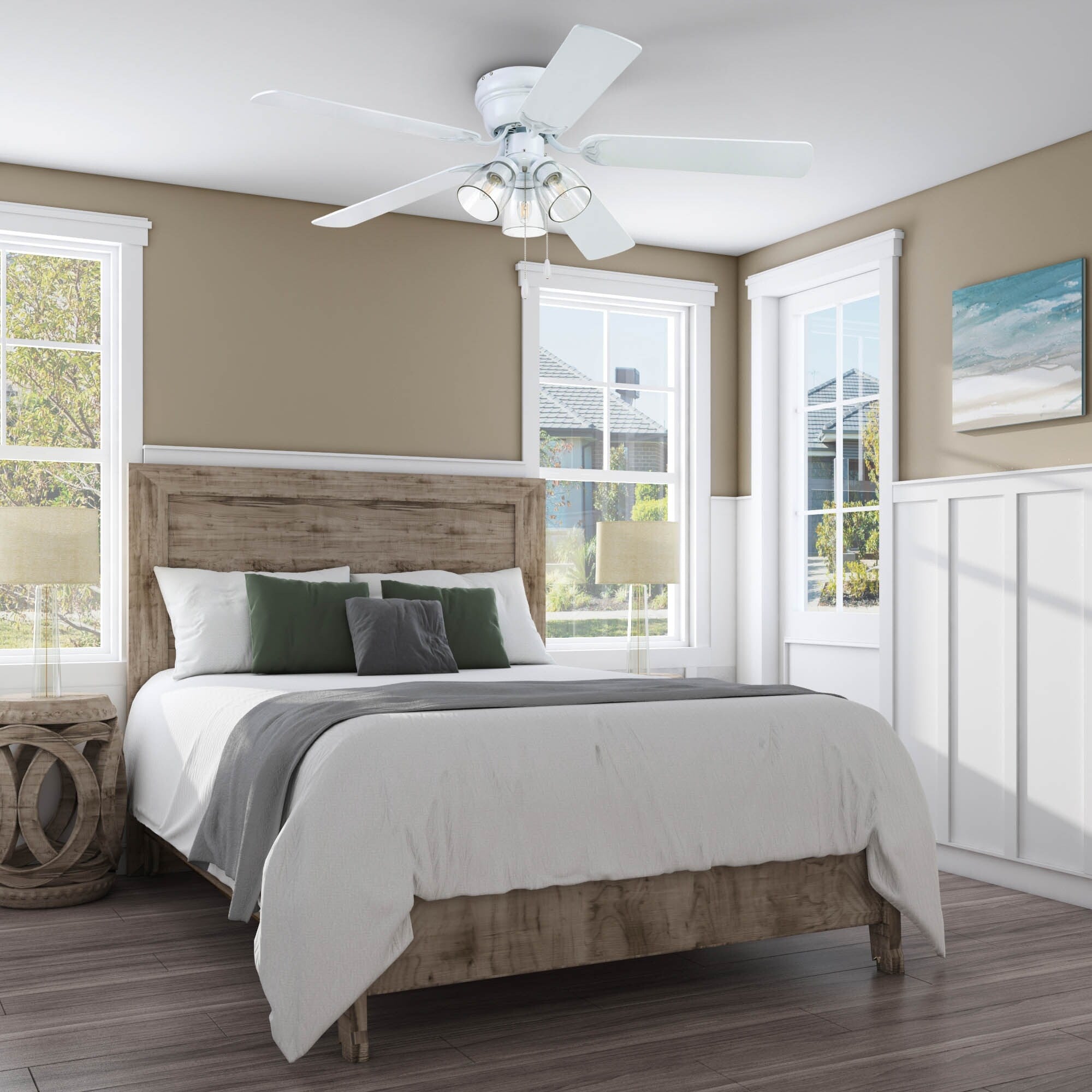 Prominence Home Renton Traditional Farmhouse Indoor Ceiling Fan