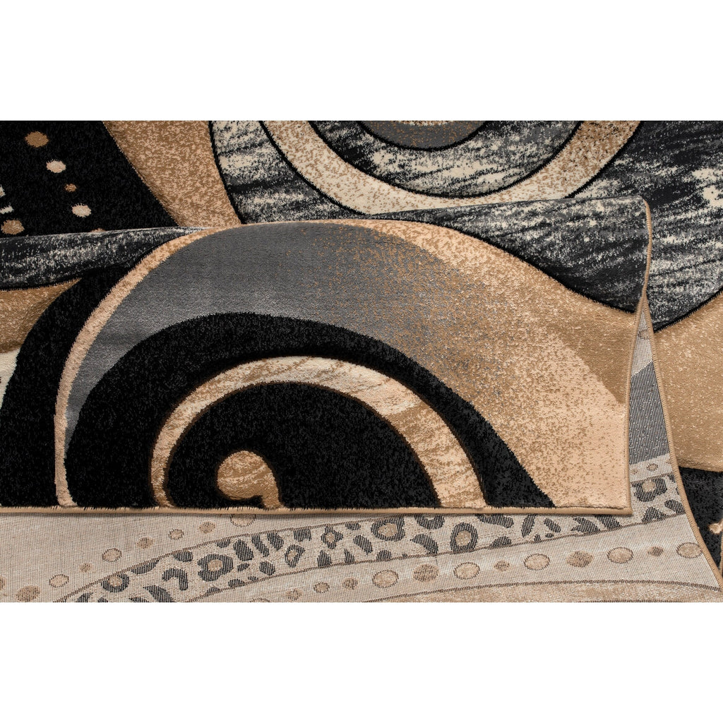 Tapis Rhodes Collection Abstract Swirl