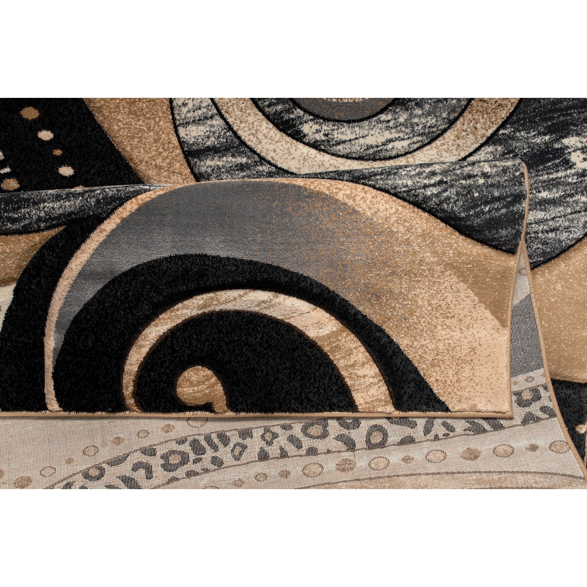 Tapis Rhodes Collection Abstract Swirl
