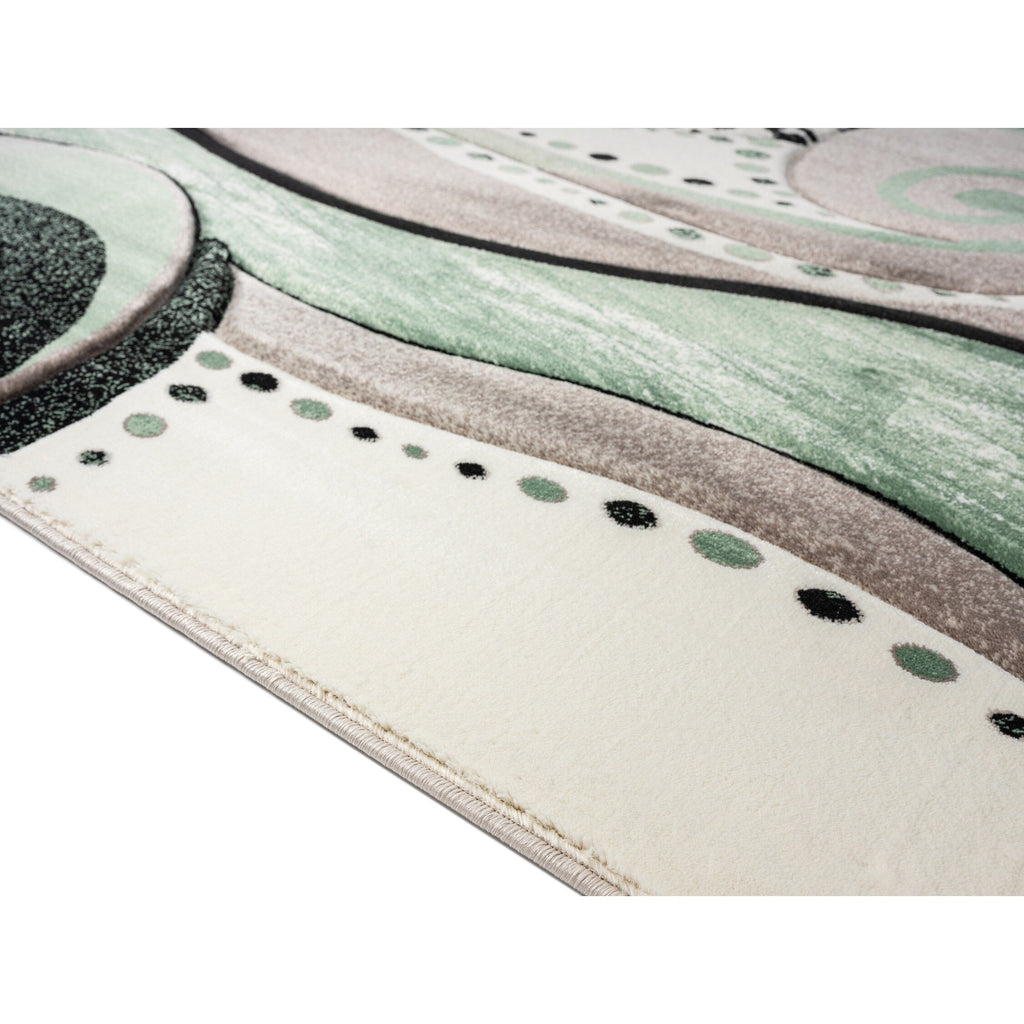 Tapis Rhodes Collection Abstract Swirl