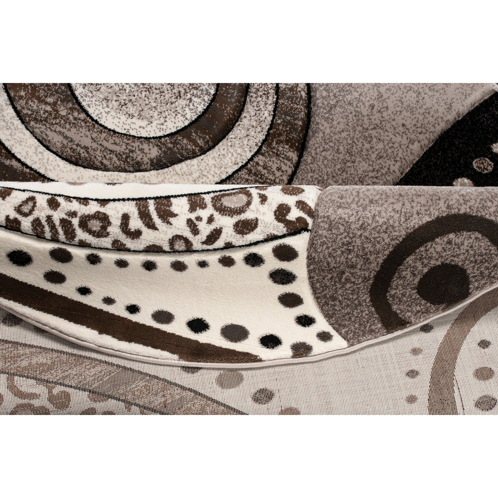 Tapis Rhodes Collection Abstract Swirl