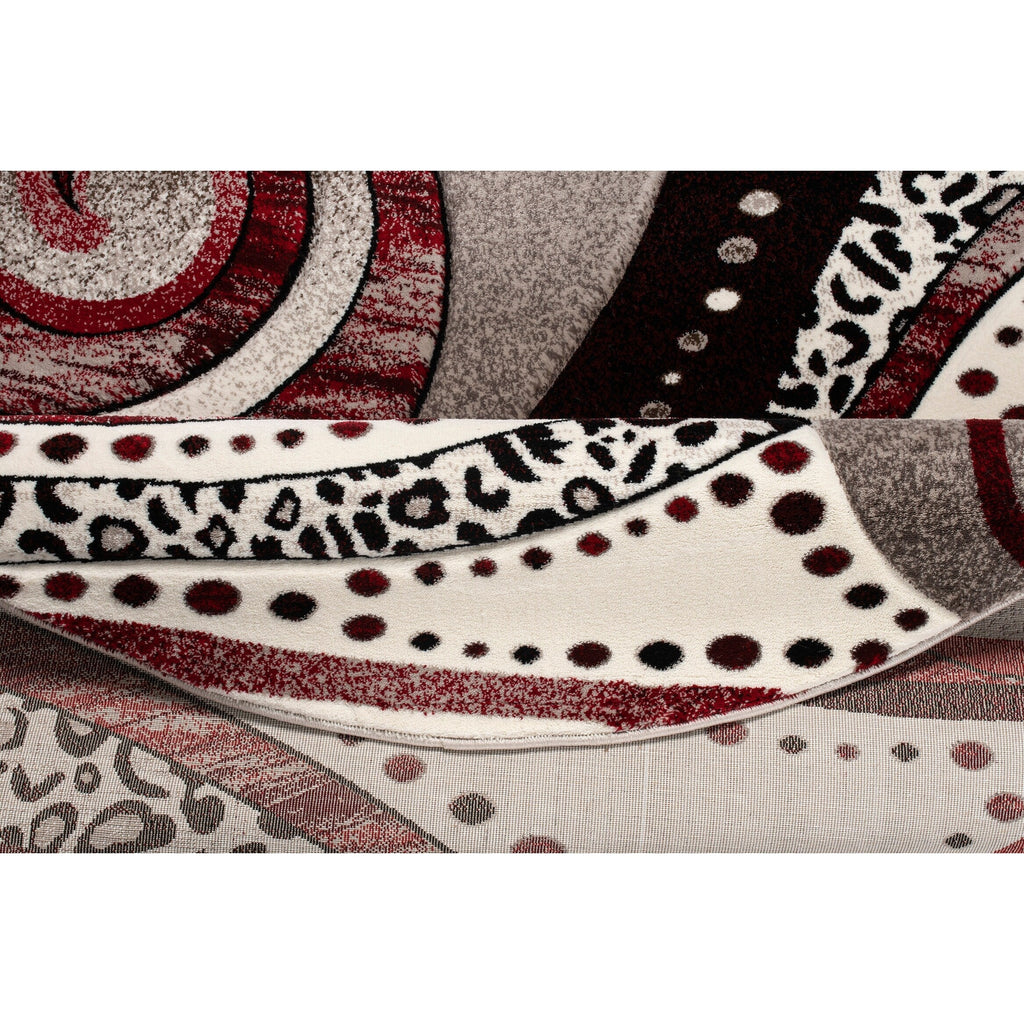 Tapis Rhodes Collection Abstract Swirl