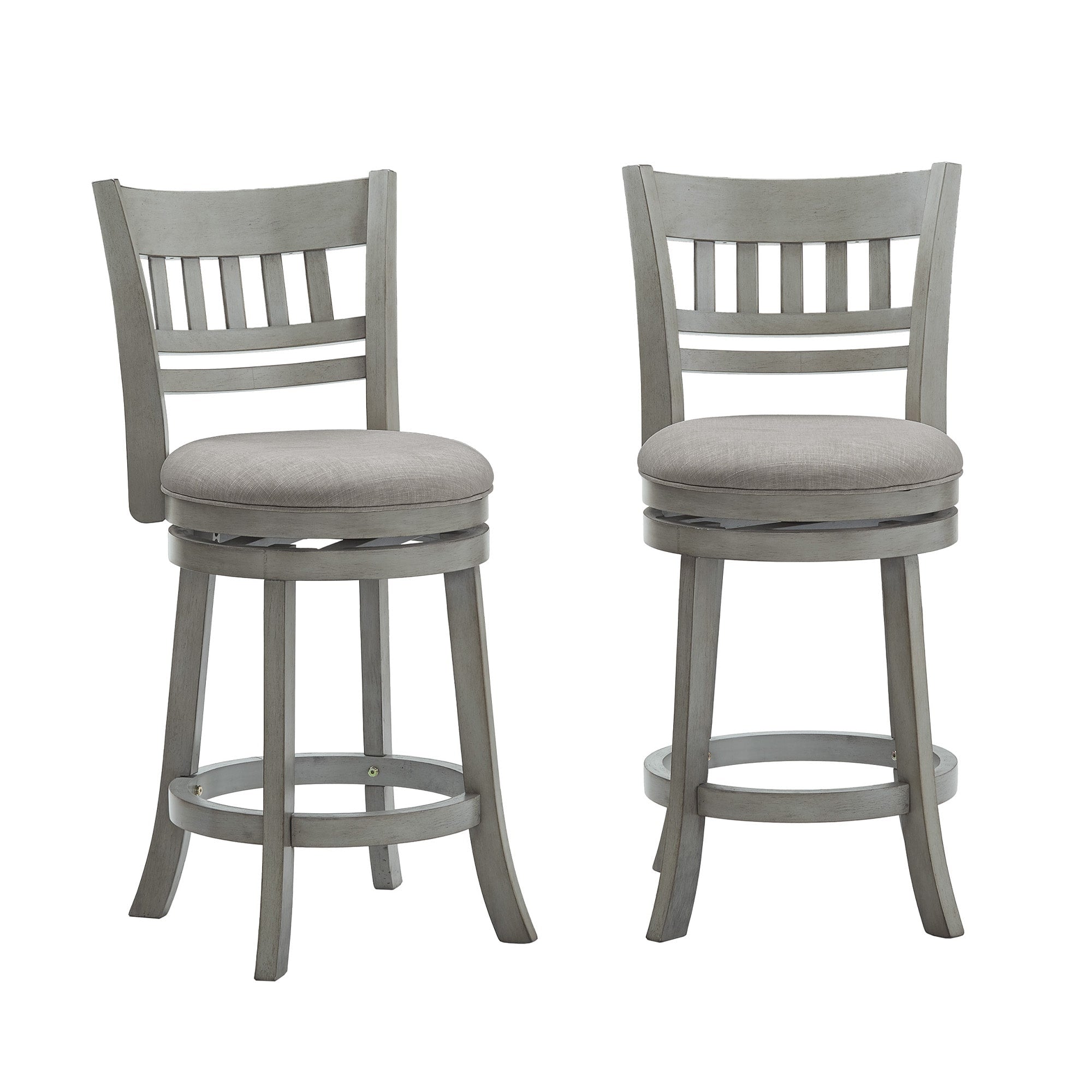 Rovinj Lattice Back 24H Swivel Counter Height Stool