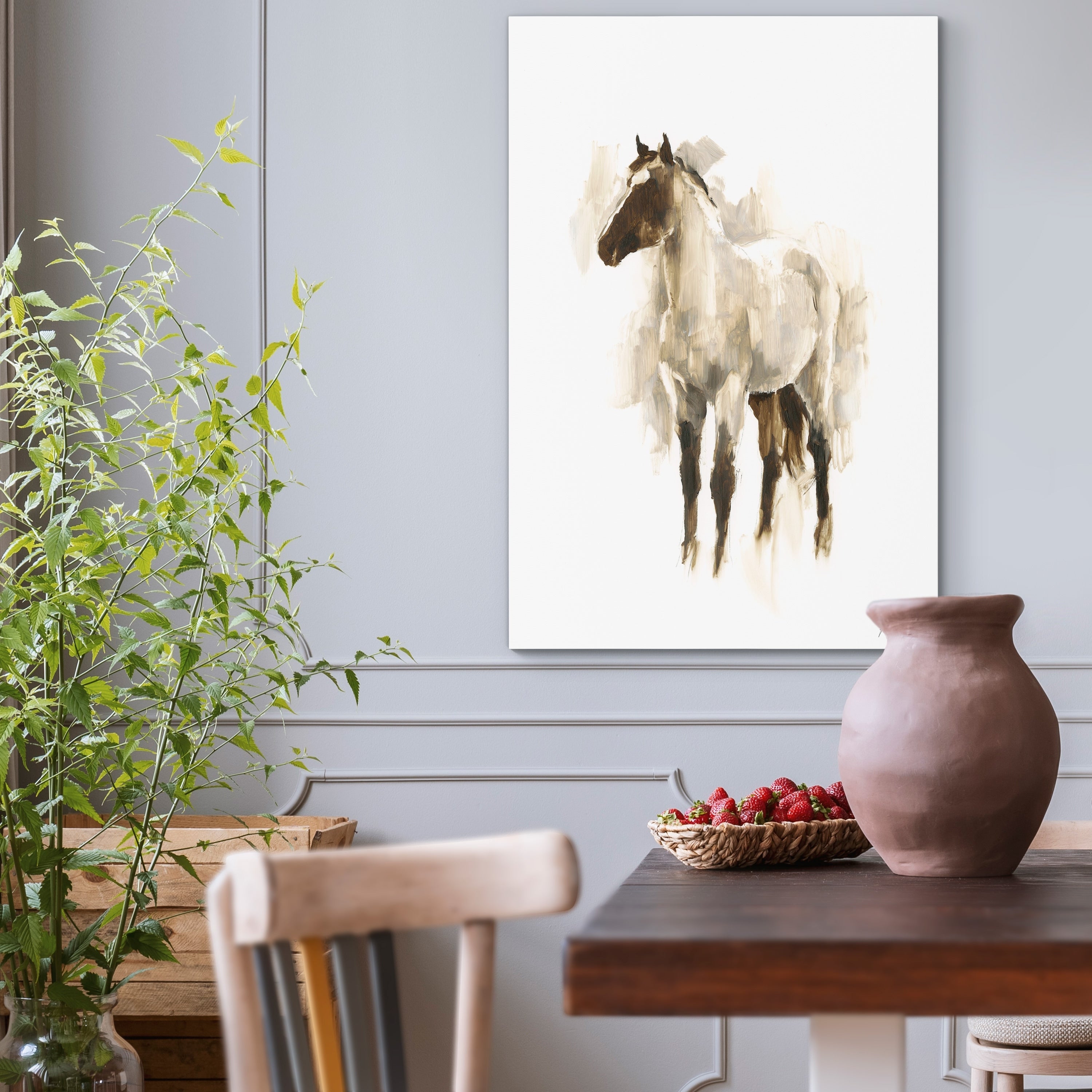 Rustic Horse II -Premium Gallery Wrapped Canvas