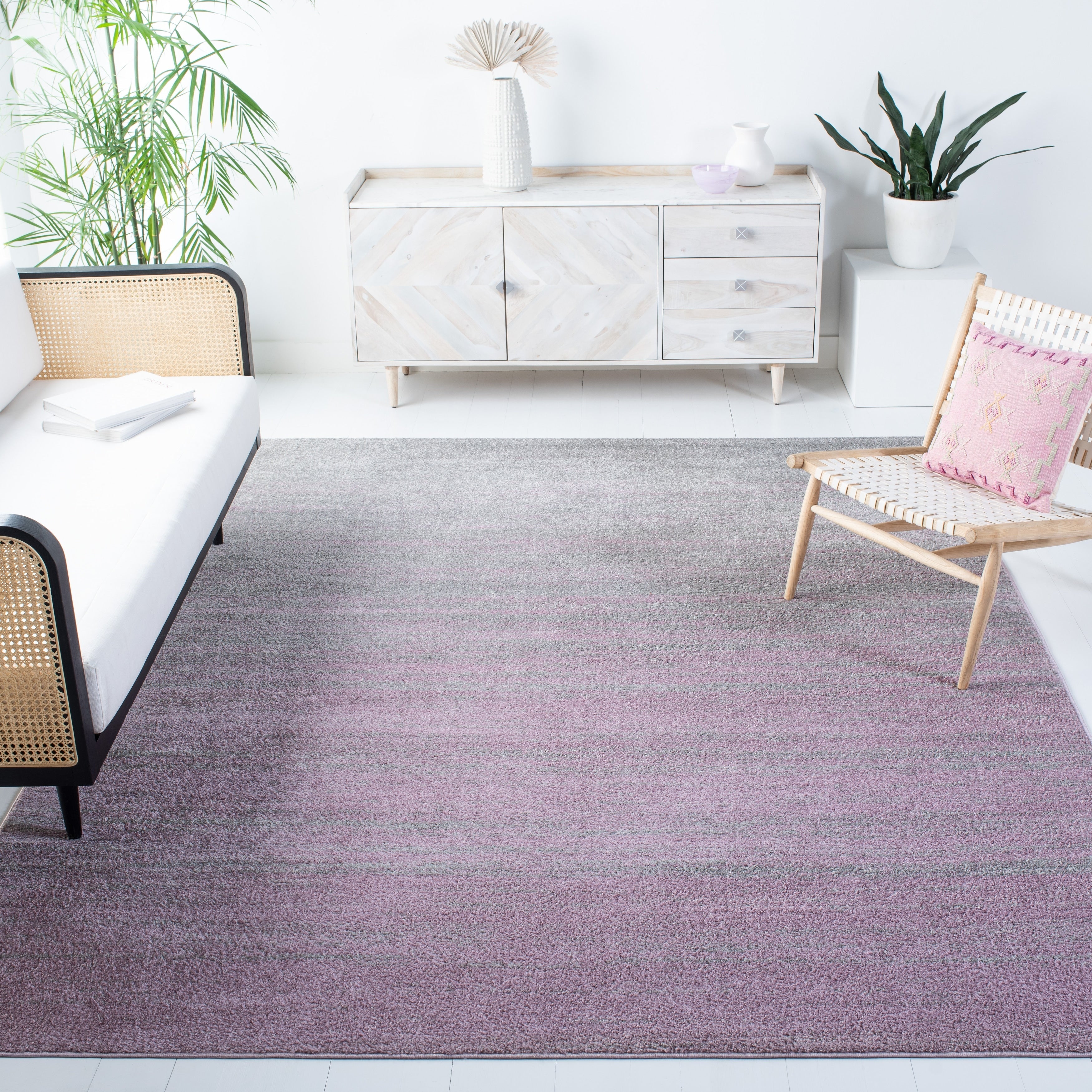 Tapis Adirondack SAFAVIEH Mieko moderne ombré effet vieilli