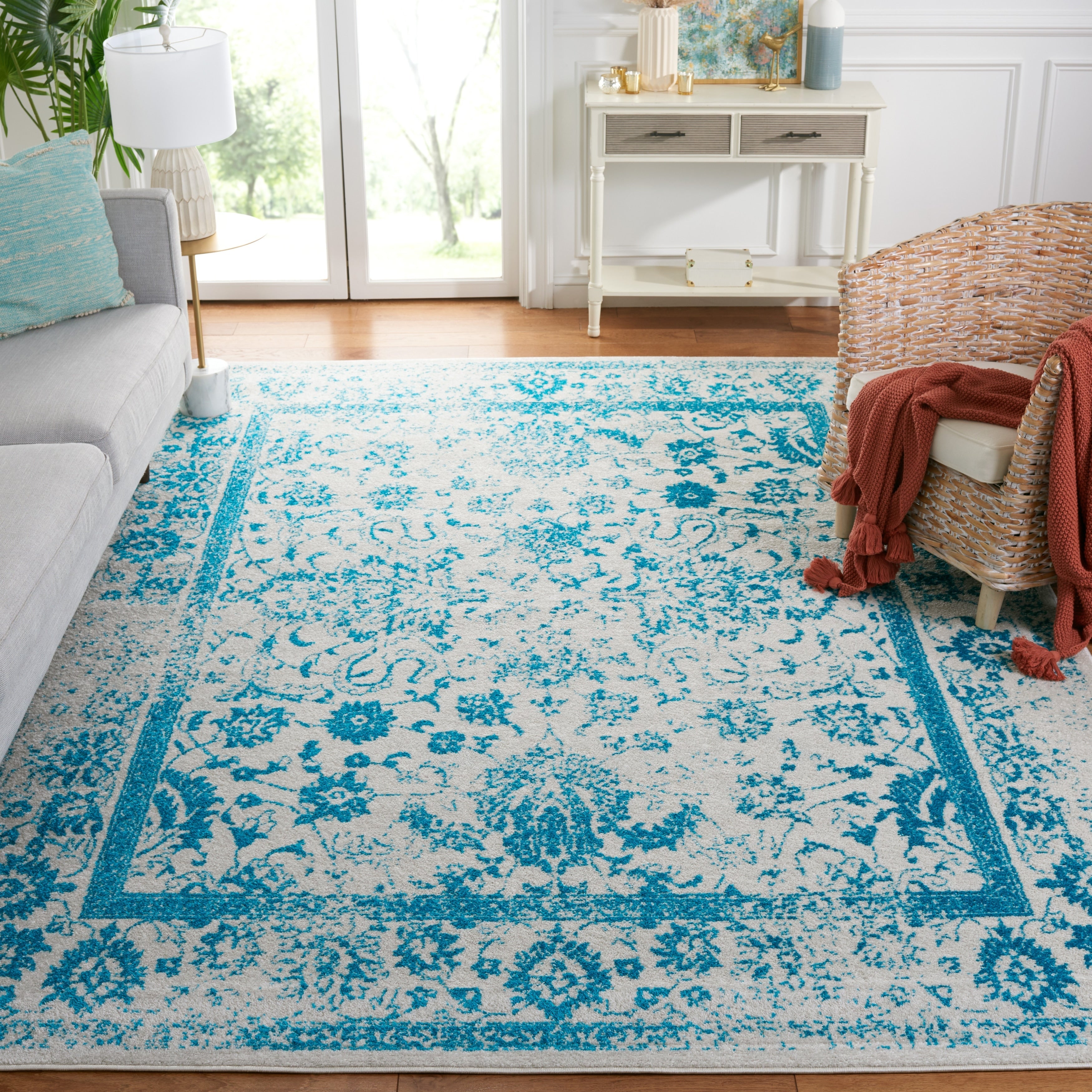 Tapis SAFAVIEH Adirondack Riin rustique shabby chic vieilli.