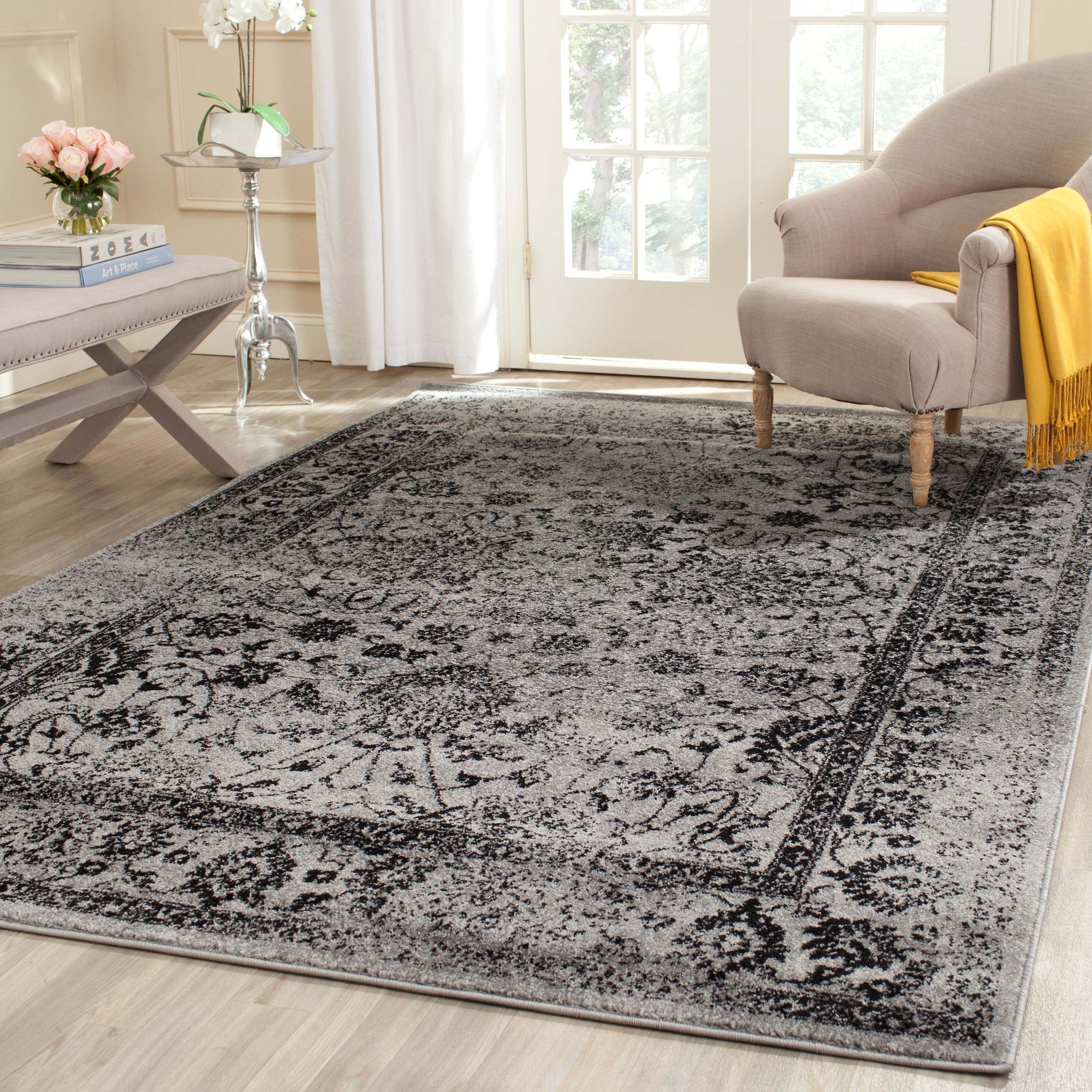 Tapis SAFAVIEH Adirondack Riin rustique shabby chic vieilli.