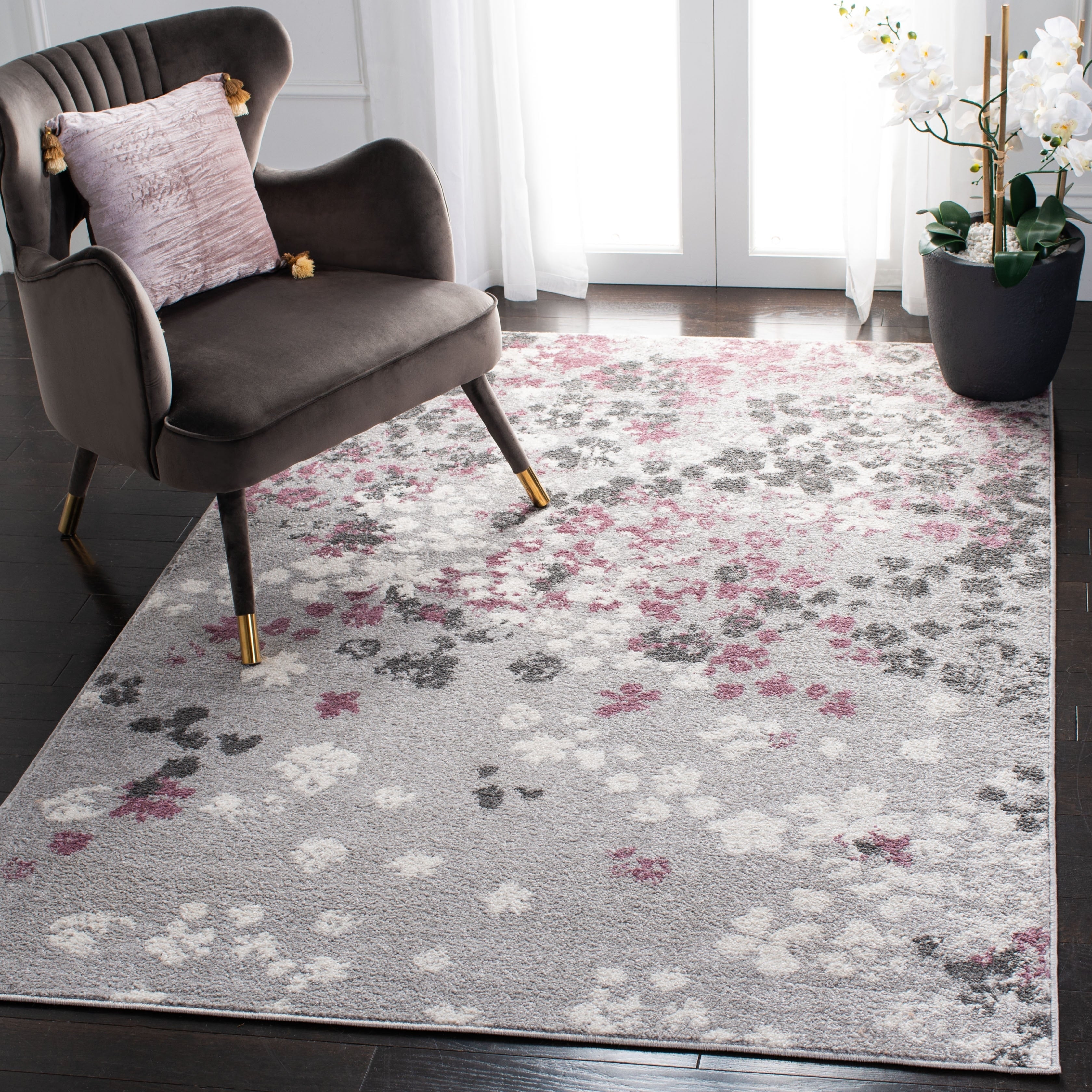 Tapis Adirondack Venelina vintage à motif floral SAFAVIEH