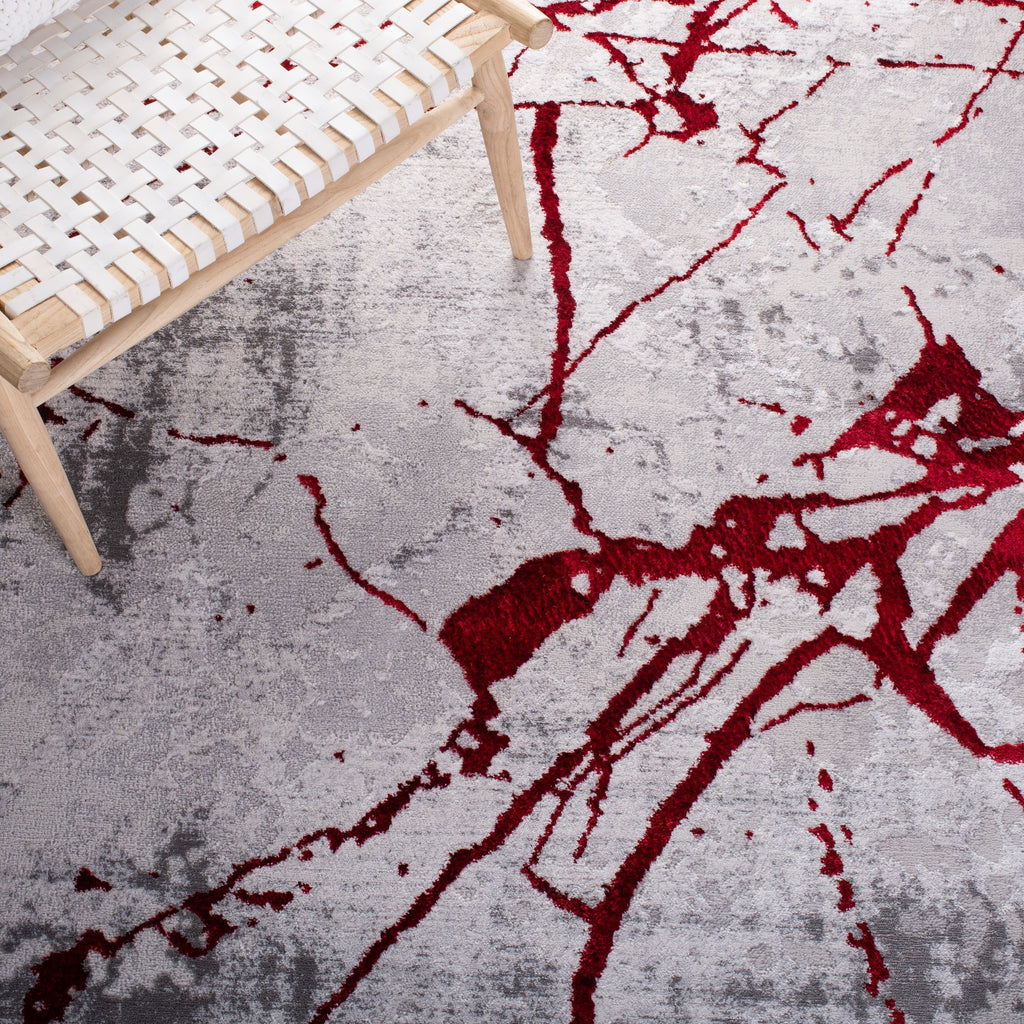 Tapis SAFAVIEH Amelia Alli moderne abstrait à l'aspect vieilli