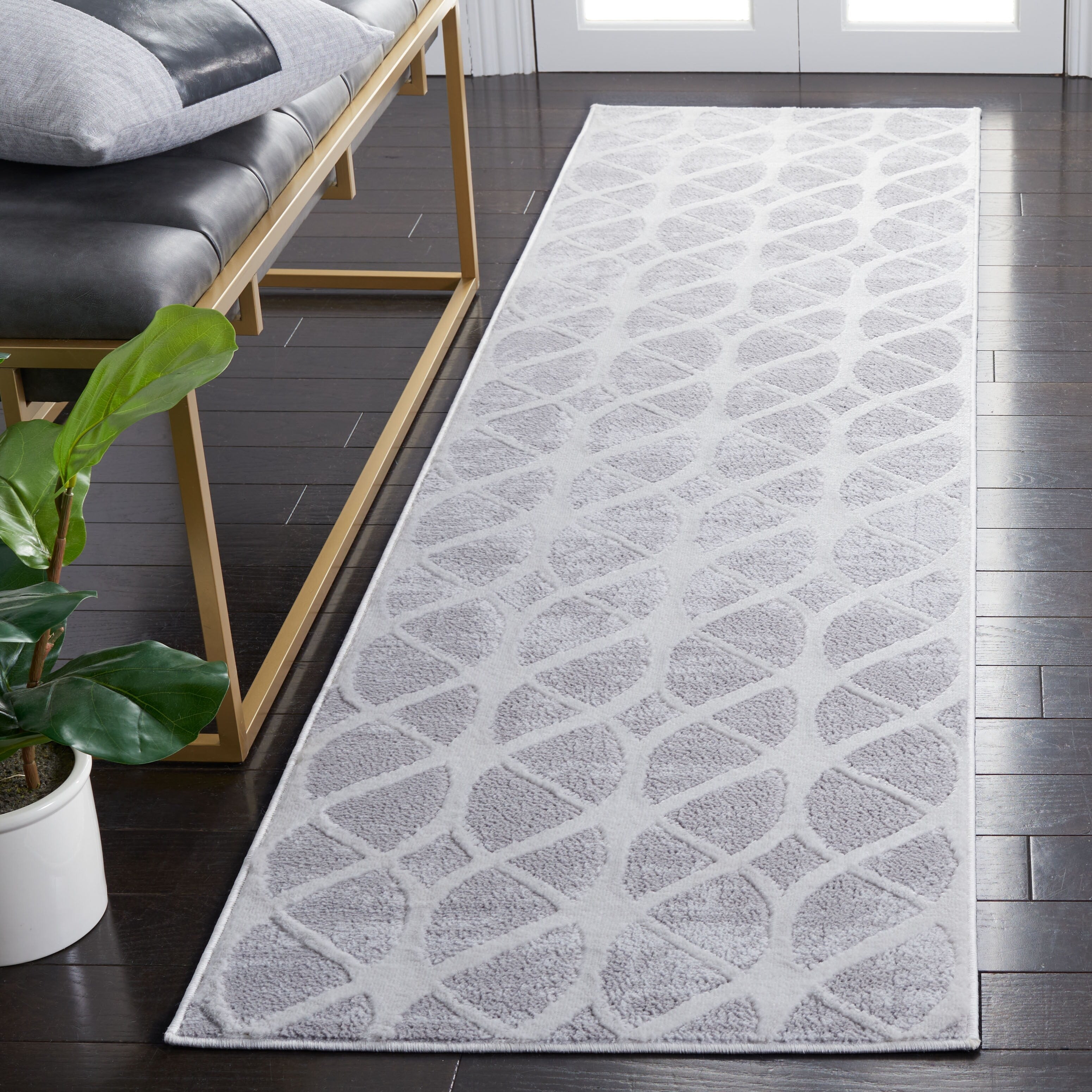 Tapis SAFAVIEH Amelia Tanasa géométrique à l'aspect vieilli