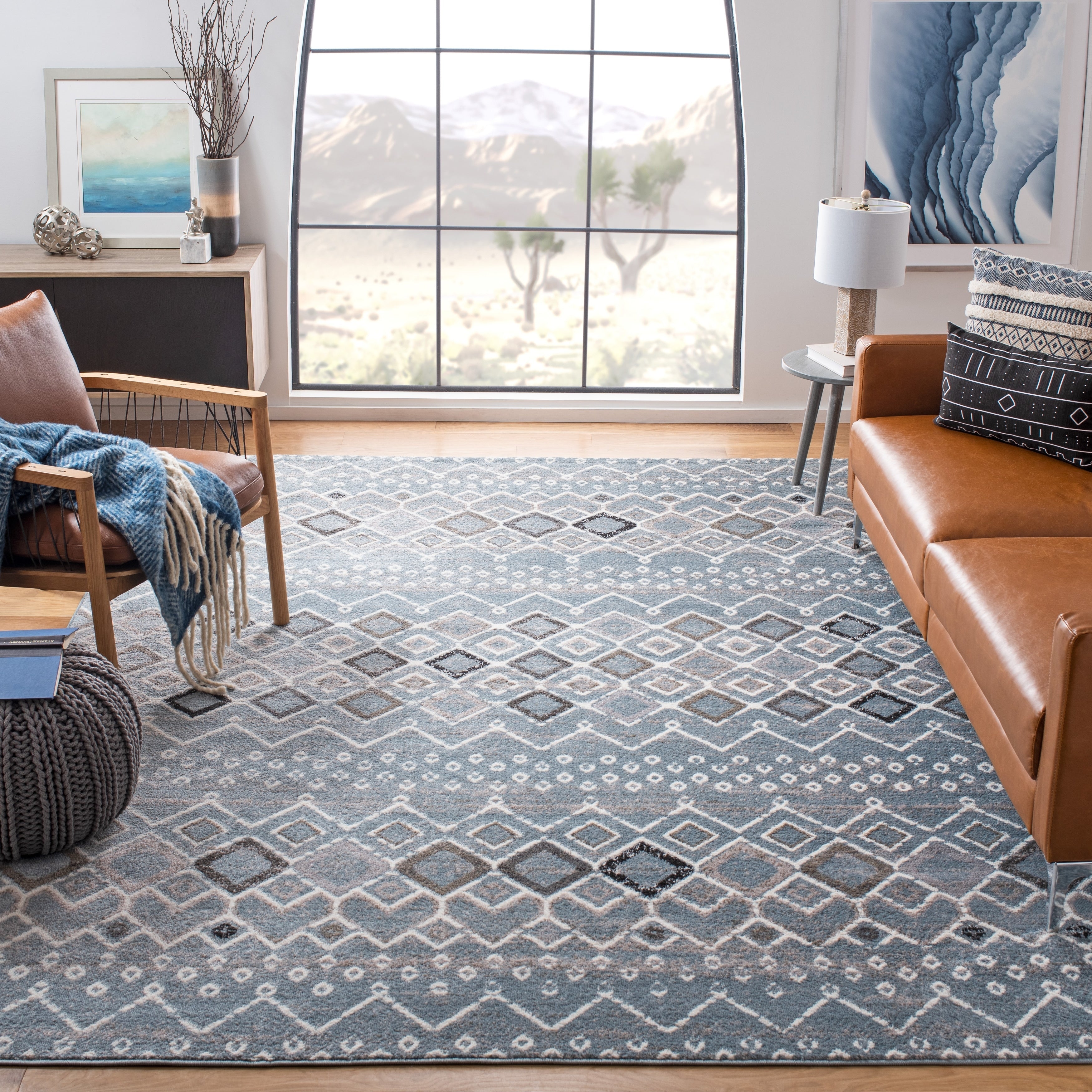 SAFAVIEH Tapis Boho Marocain Amsterdam Iskra
