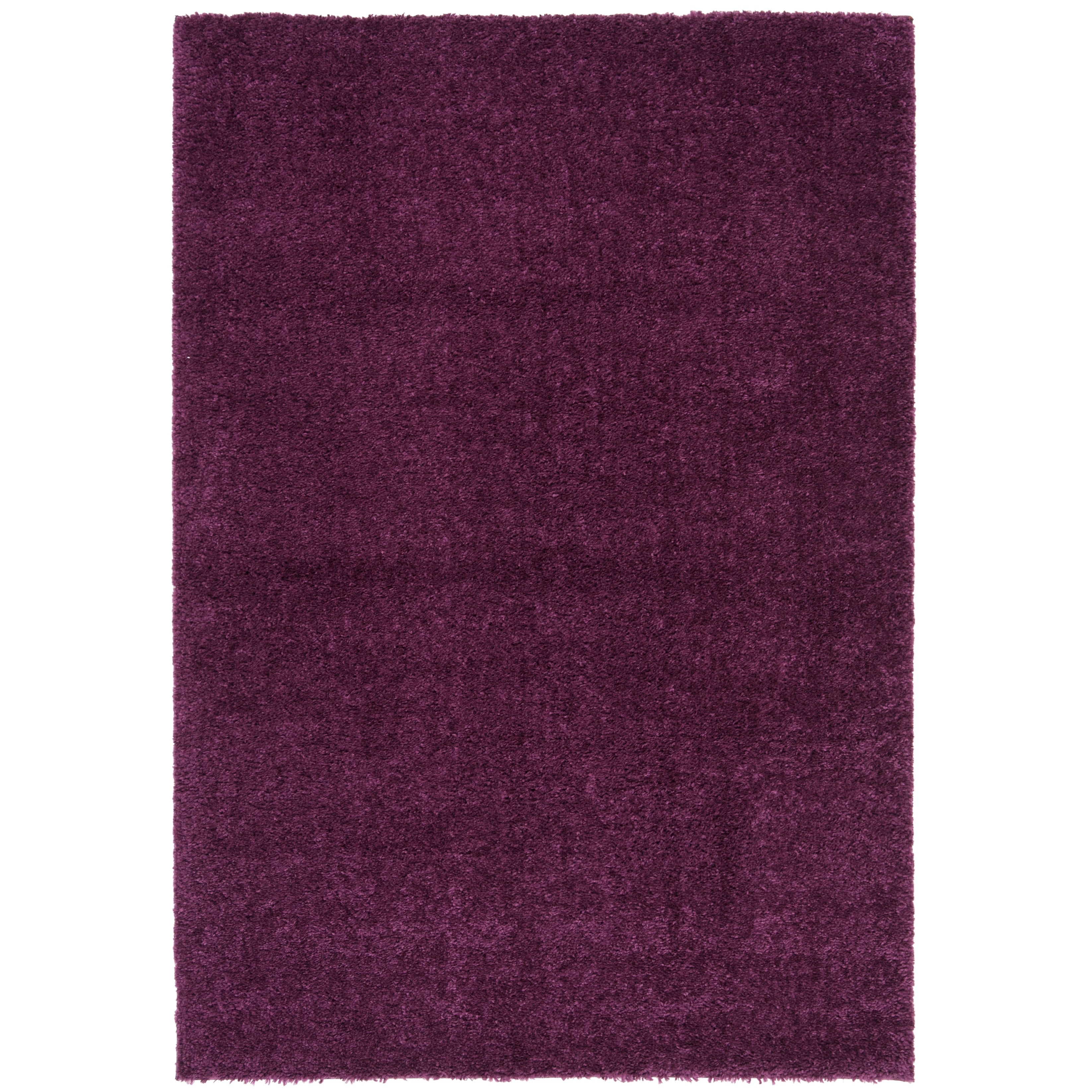 Tapis SAFAVIEH August Wilhelma Shag uni de 3 cm d'épaisseur