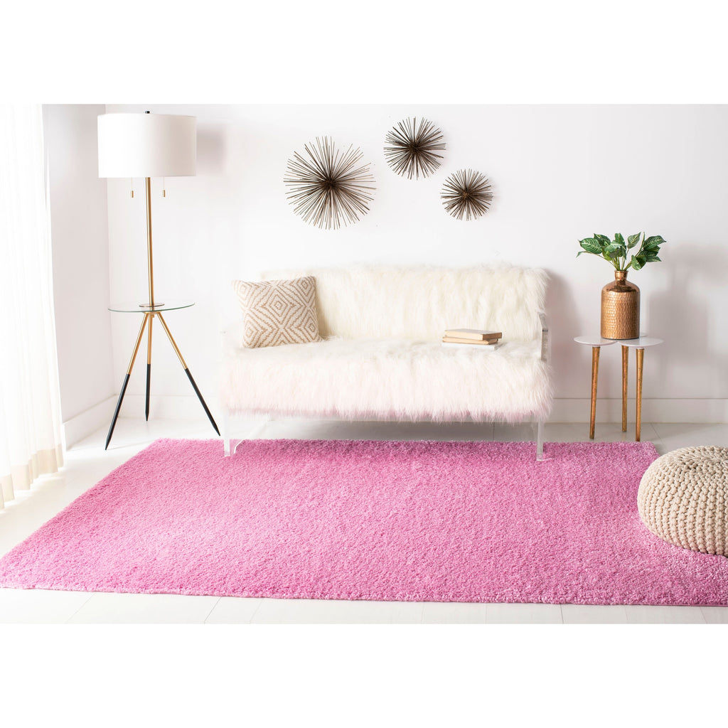Tapis SAFAVIEH August Wilhelma Shag uni de 3 cm d'épaisseur