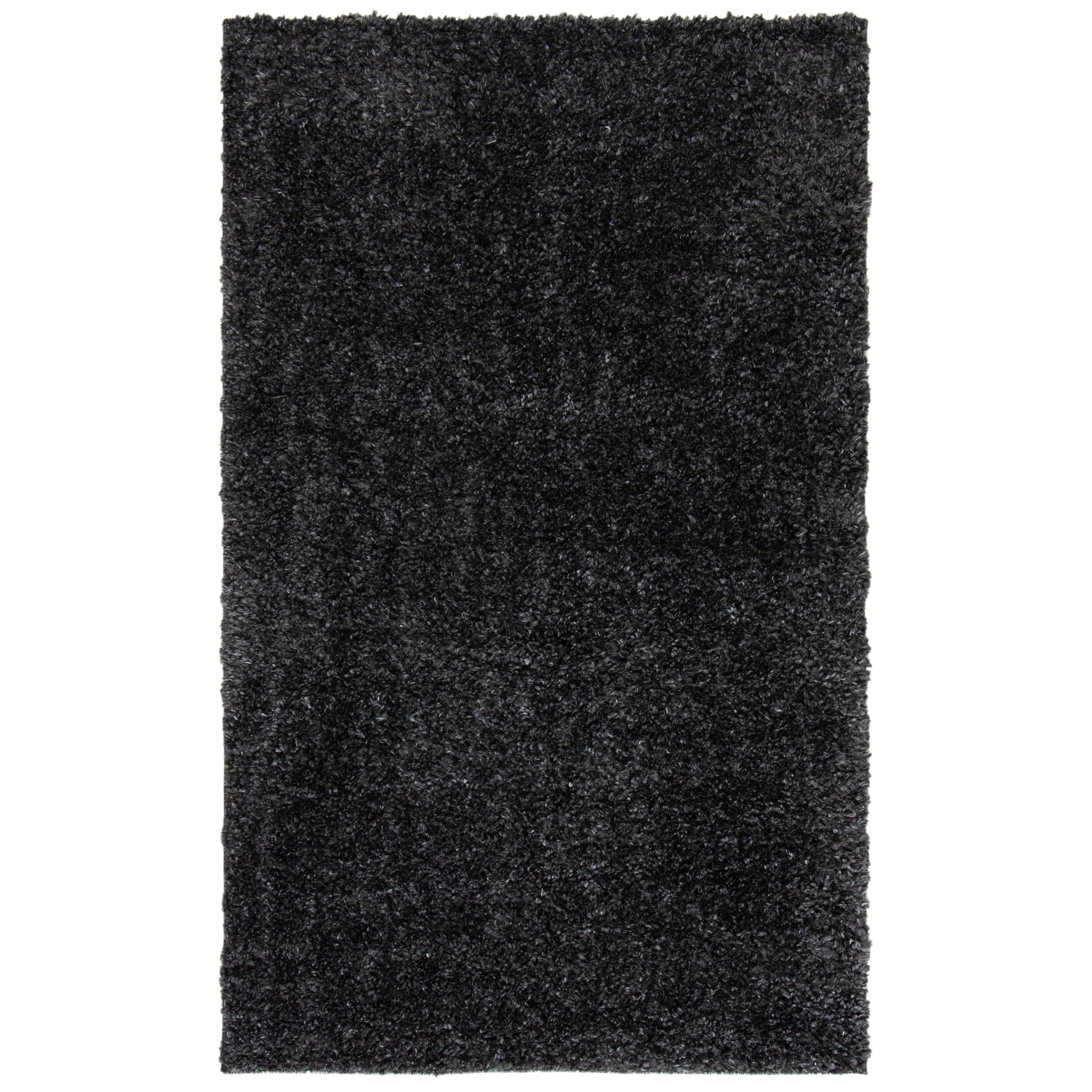 Tapis SAFAVIEH August Wilhelma Shag uni de 3 cm d'épaisseur