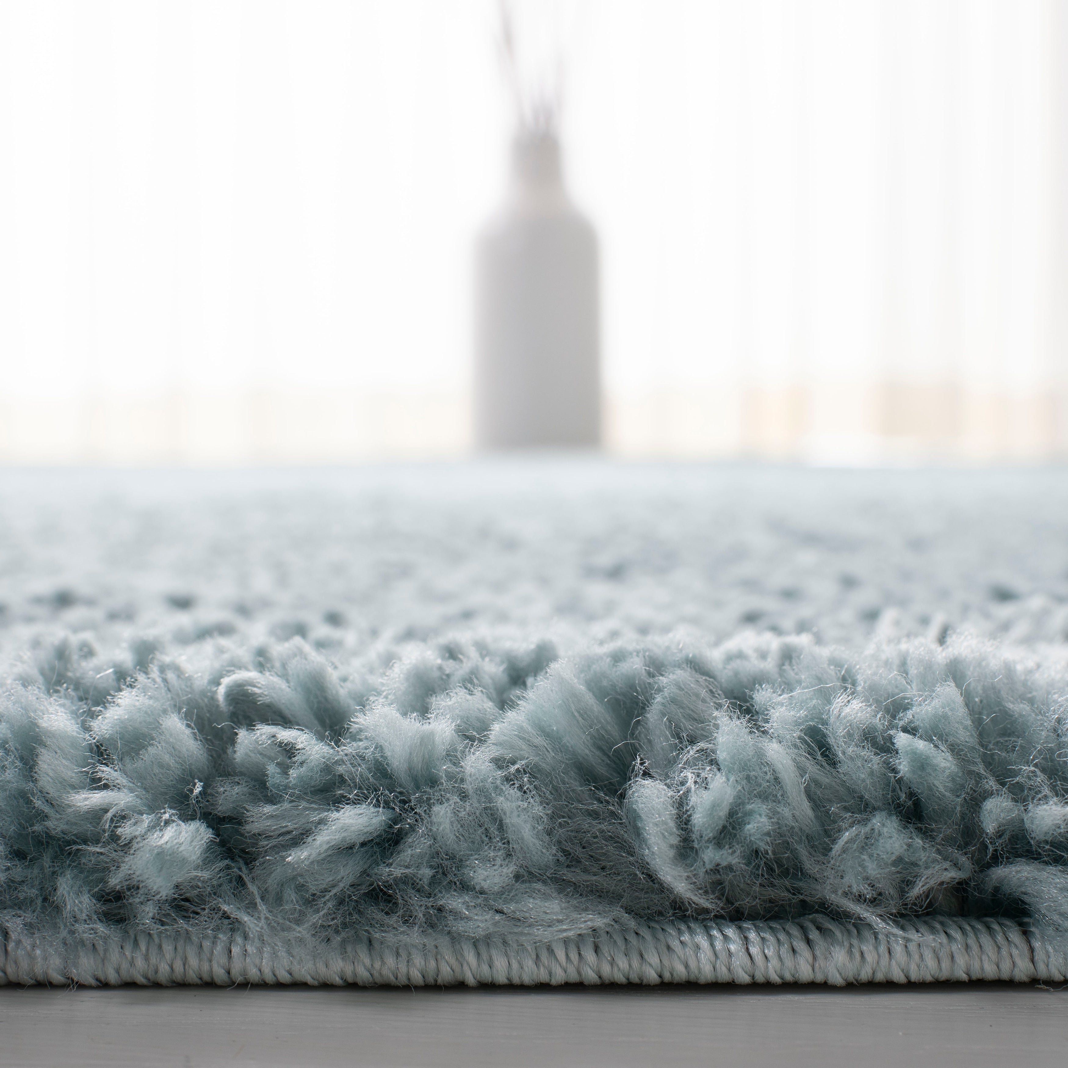 Tapis SAFAVIEH August Wilhelma Shag uni de 3 cm d'épaisseur