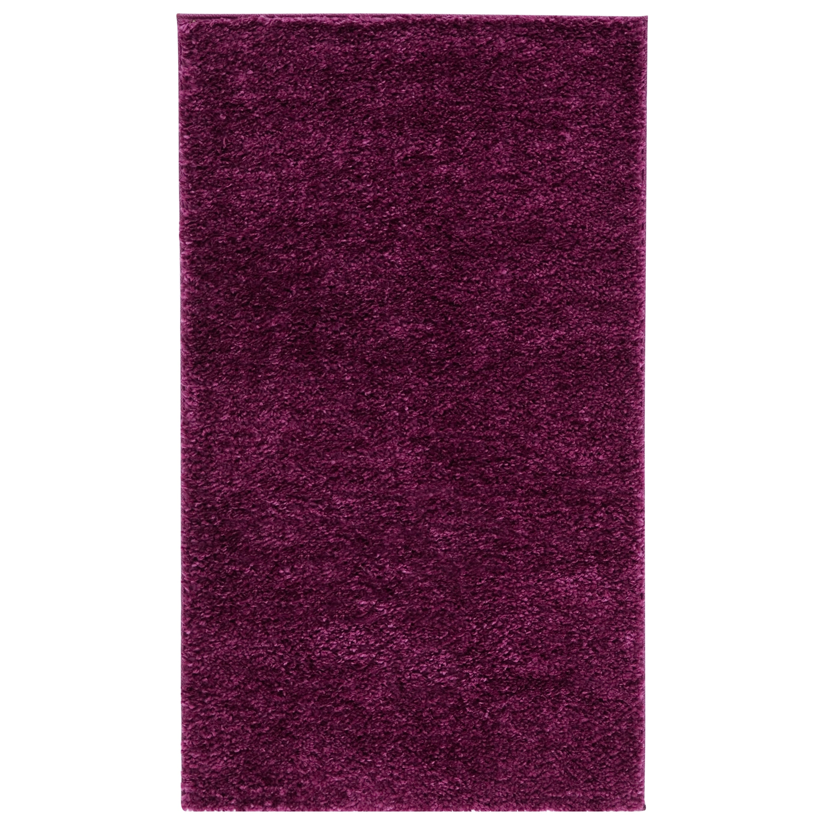 Tapis SAFAVIEH August Wilhelma Shag uni de 3 cm d'épaisseur
