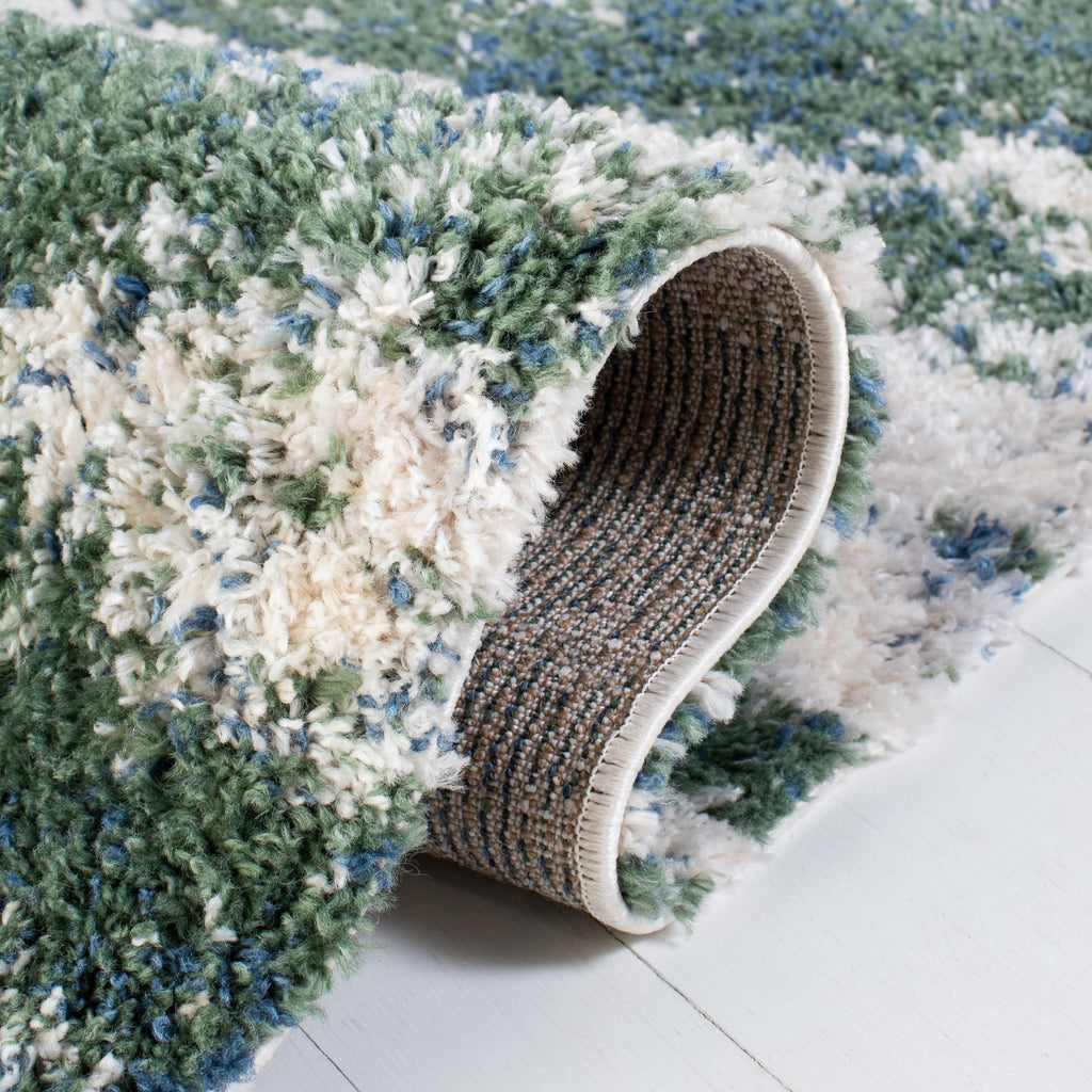 Tapis berbère Shag Tikvah moderne SAFAVIEH de 3 cm d'épaisseur