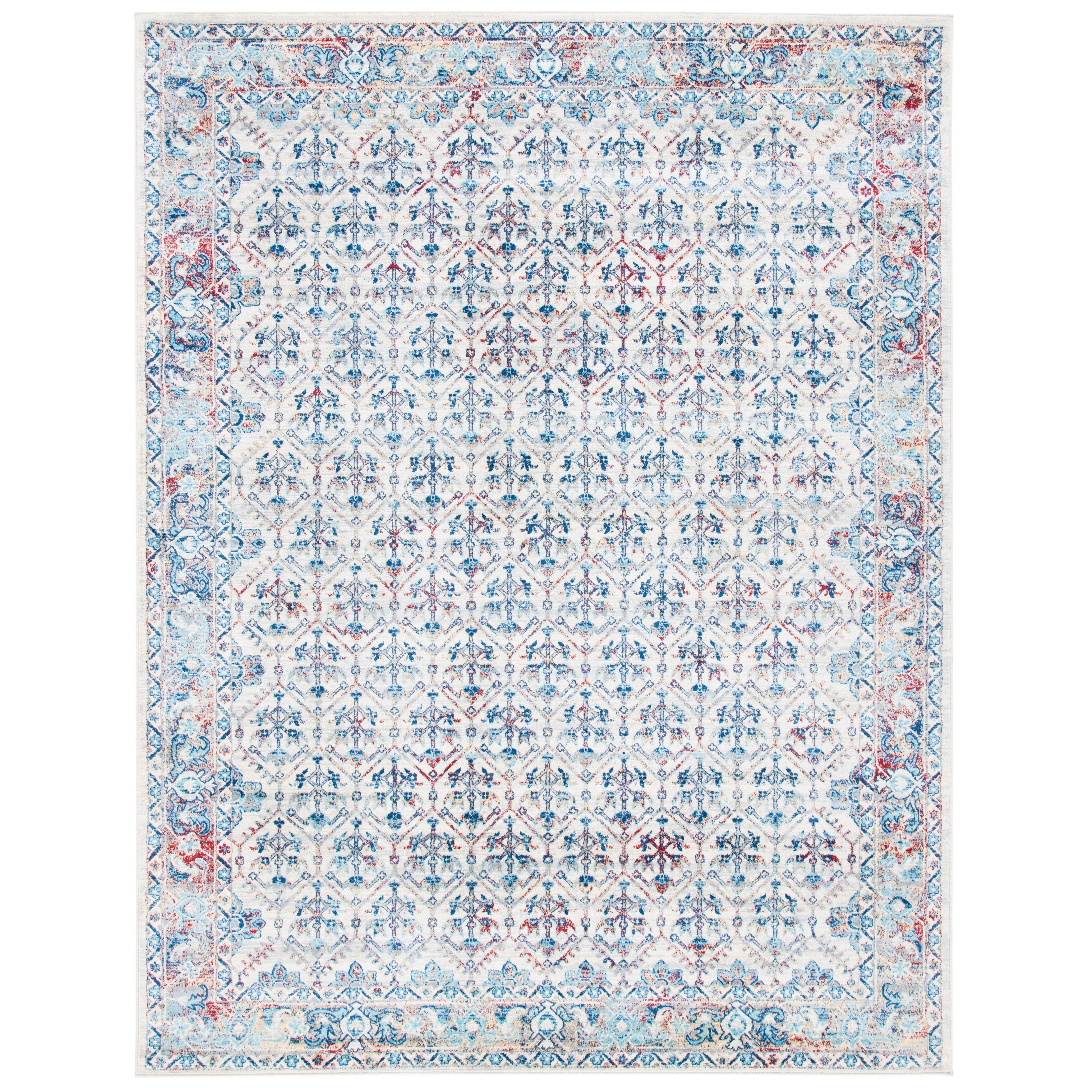 Tapis SAFAVIEH Brentwood Paunica à motif damassé oriental et treillis