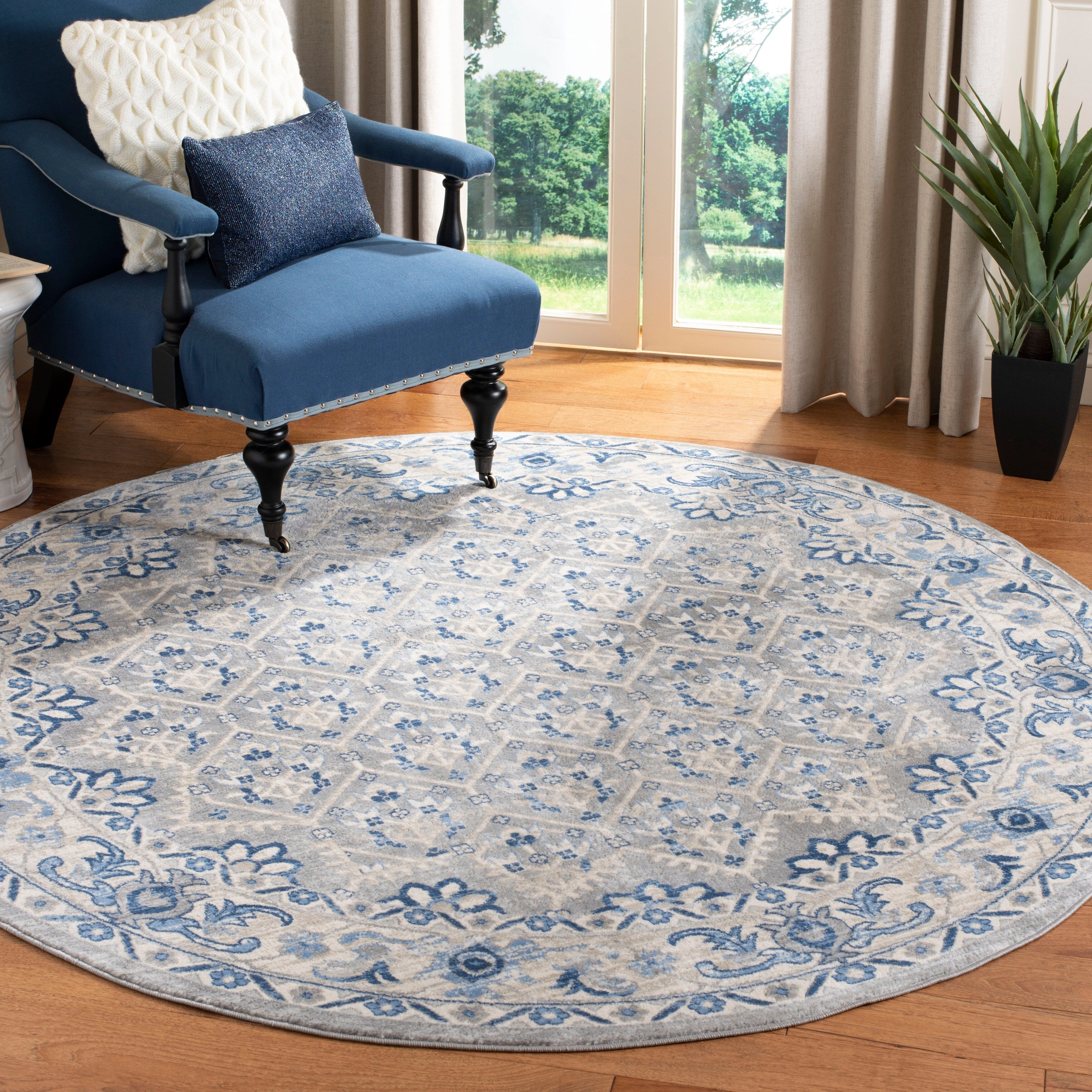 Tapis SAFAVIEH Brentwood Paunica à motif damassé oriental et treillis