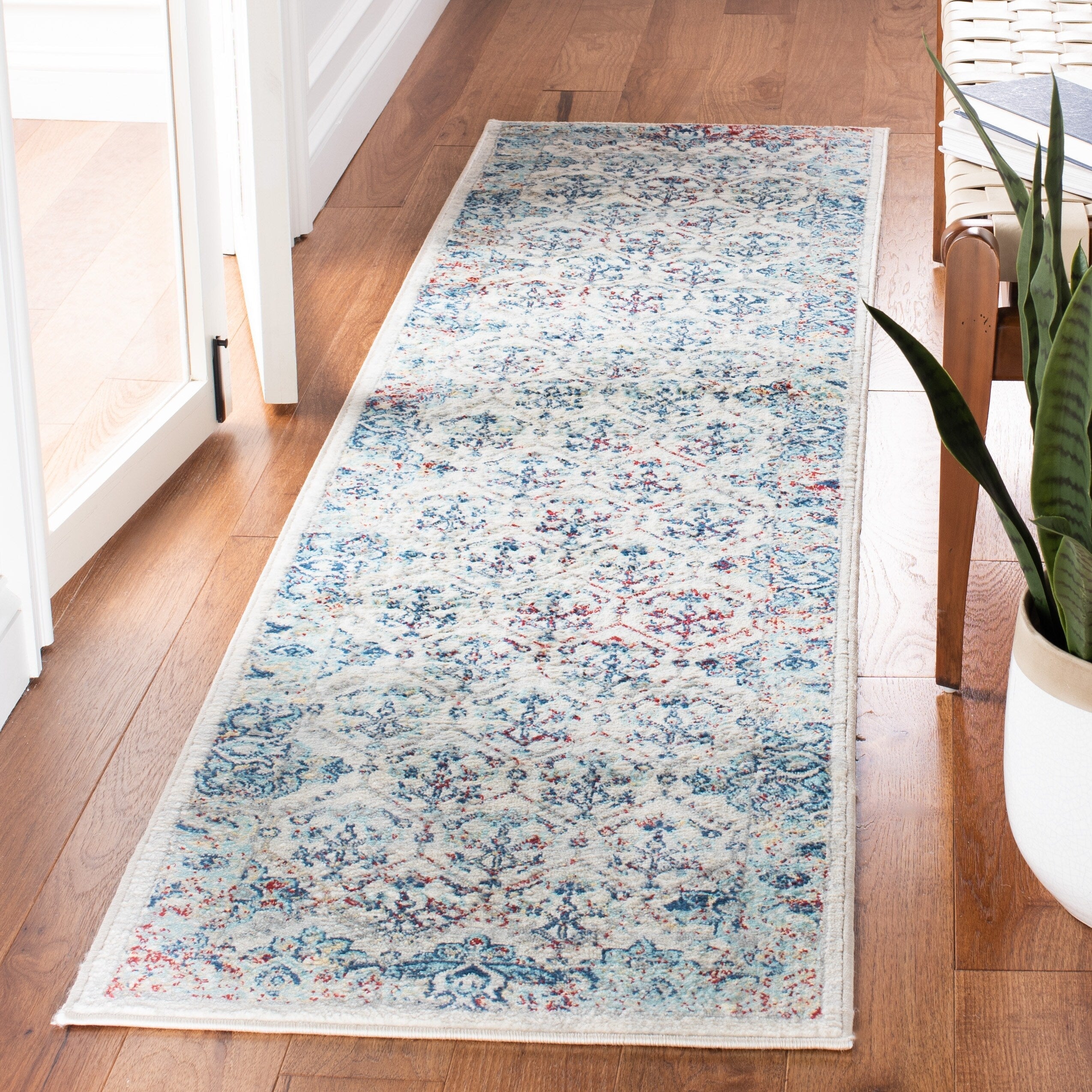 Tapis SAFAVIEH Brentwood Paunica à motif damassé oriental et treillis