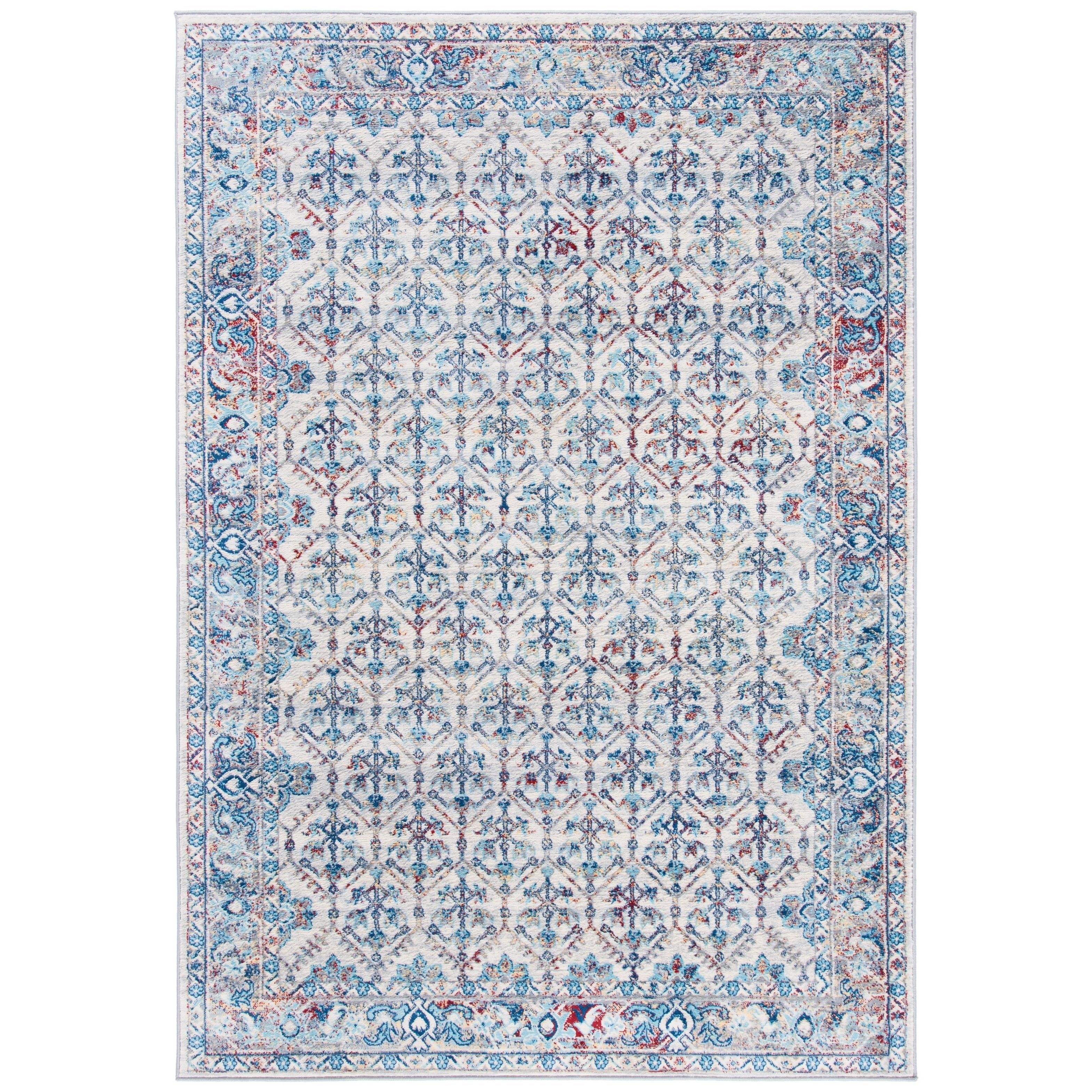Tapis SAFAVIEH Brentwood Paunica à motif damassé oriental et treillis