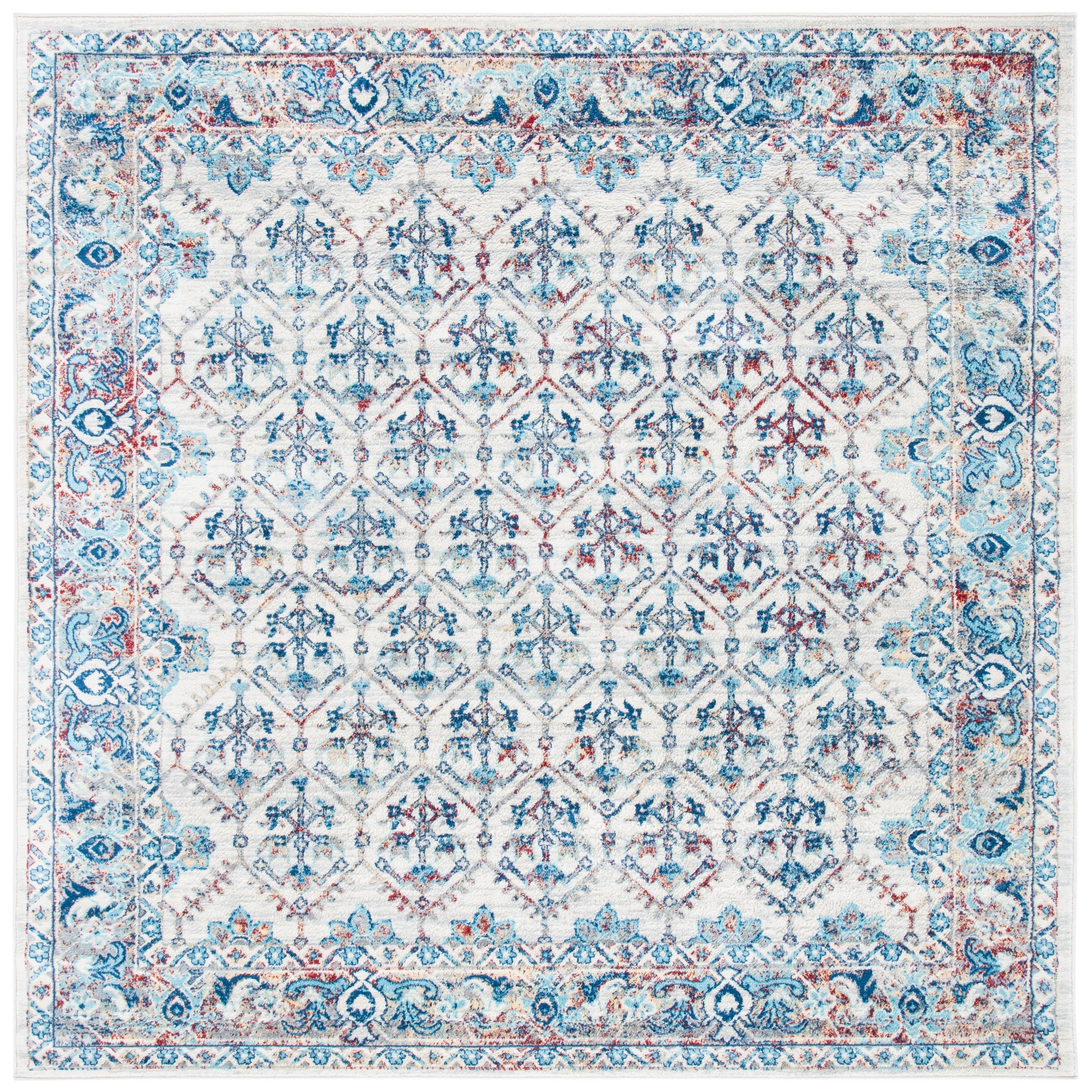 Tapis SAFAVIEH Brentwood Paunica à motif damassé oriental et treillis