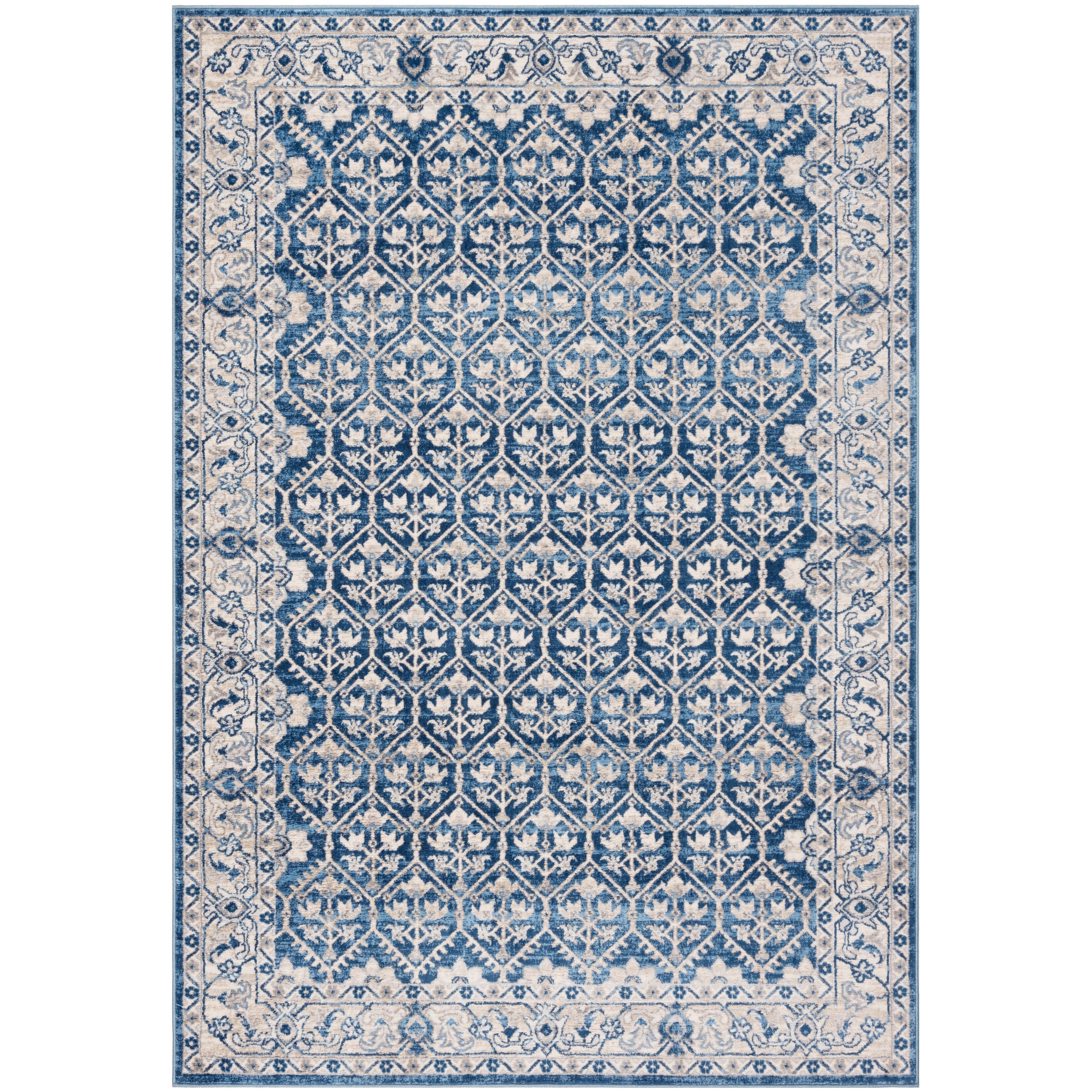 Tapis SAFAVIEH Brentwood Paunica à motif damassé oriental et treillis