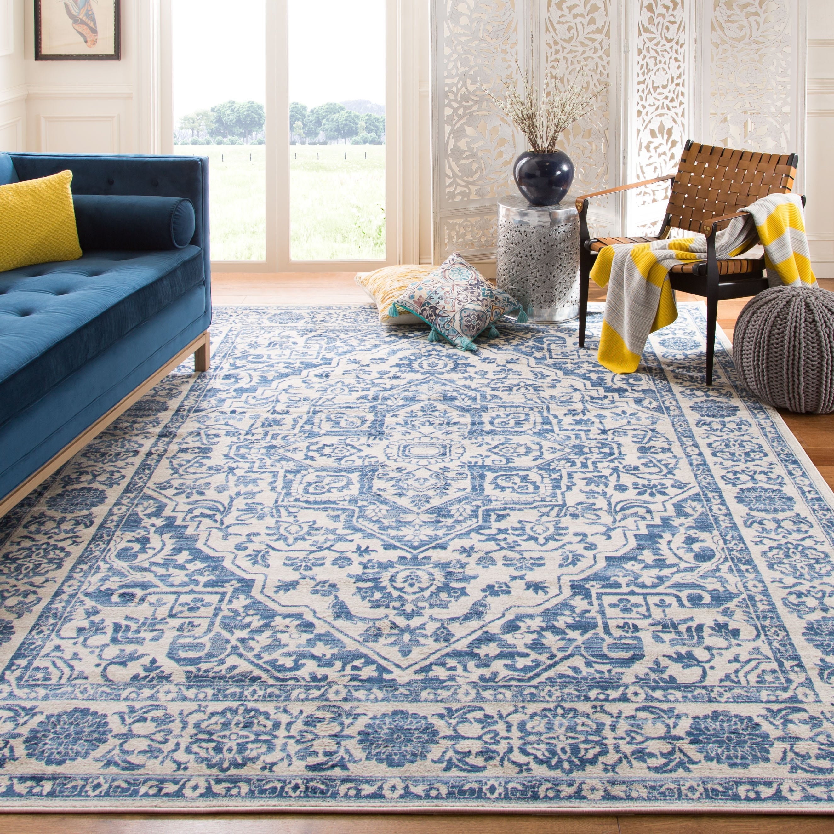 Tapis médaillon oriental SAFAVIEH Brentwood 脼ordis