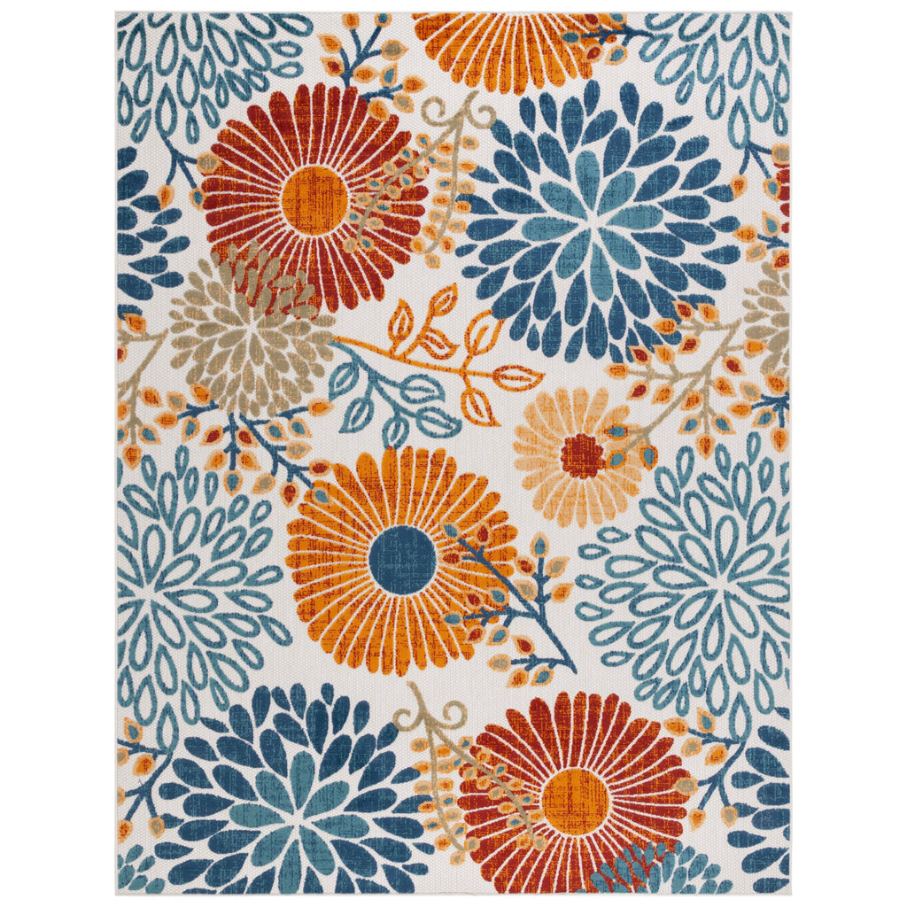 SAFAVIEH Cabana Hillechien Indoor/ Outdoor Waterproof Patio Floral Rug