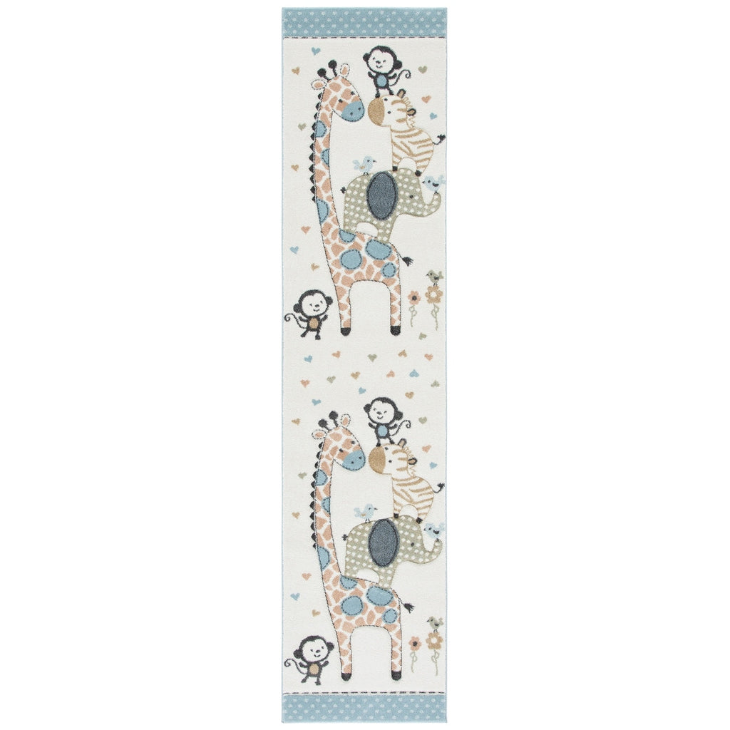 Tapis d'éveil SAFAVIEH Carousel Kids Miharu à motifs animaux