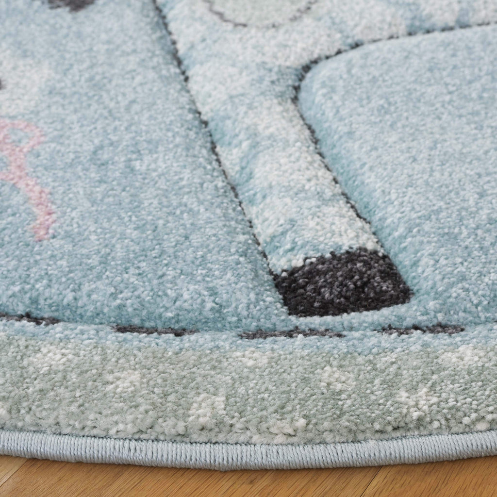 Tapis d'éveil SAFAVIEH Carousel Kids Miharu à motifs animaux