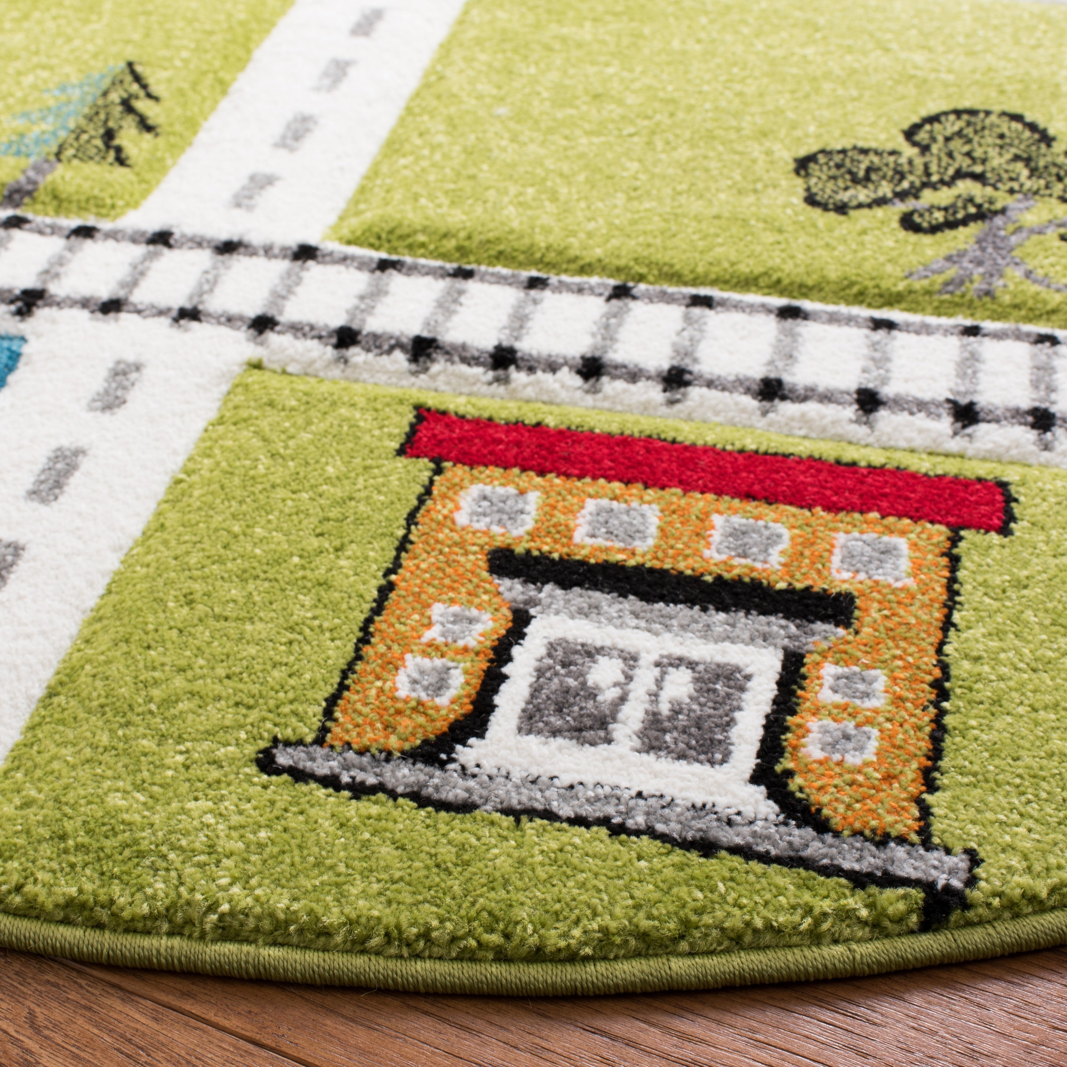 Tapis de route pour enfants SAFAVIEH Carousel Kids Riemy Neighborhood