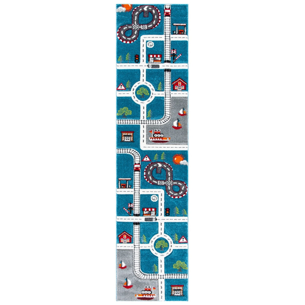 Tapis de route pour enfants SAFAVIEH Carousel Kids Riemy Neighborhood