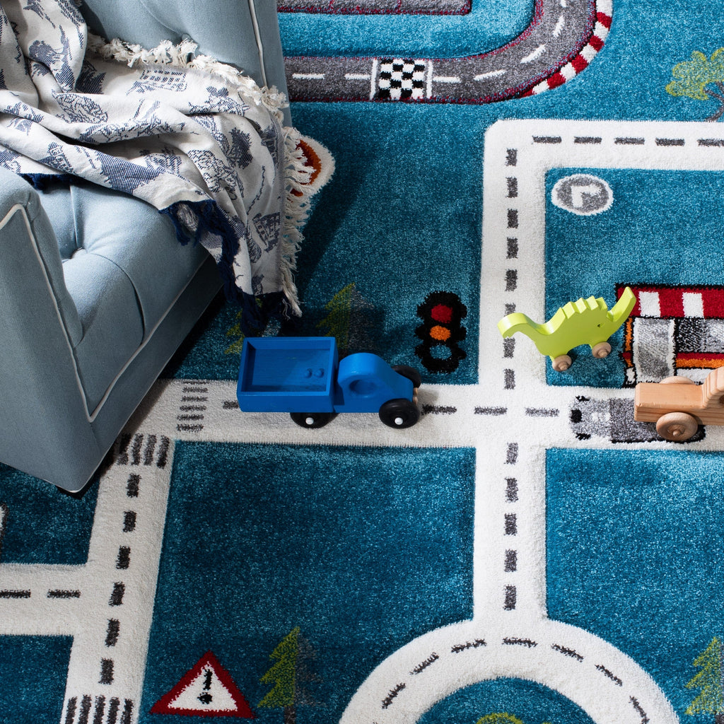 Tapis de route pour enfants SAFAVIEH Carousel Kids Riemy Neighborhood
