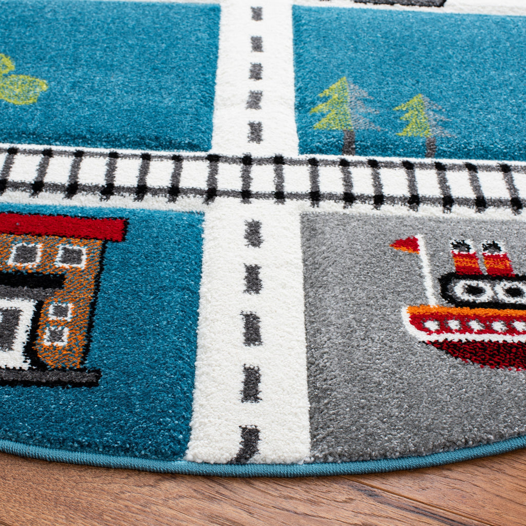 Tapis de route pour enfants SAFAVIEH Carousel Kids Riemy Neighborhood