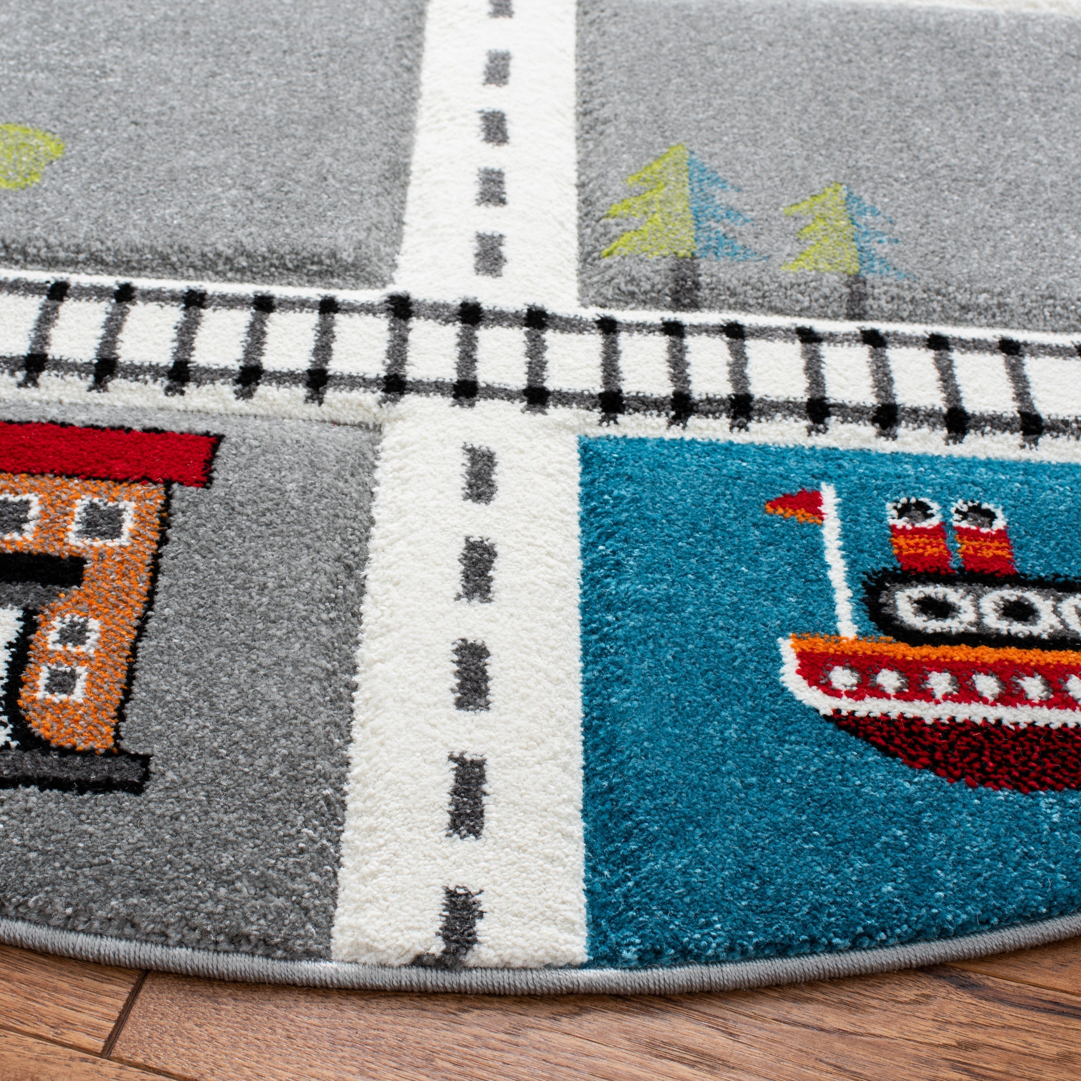 Tapis de route pour enfants SAFAVIEH Carousel Kids Riemy Neighborhood