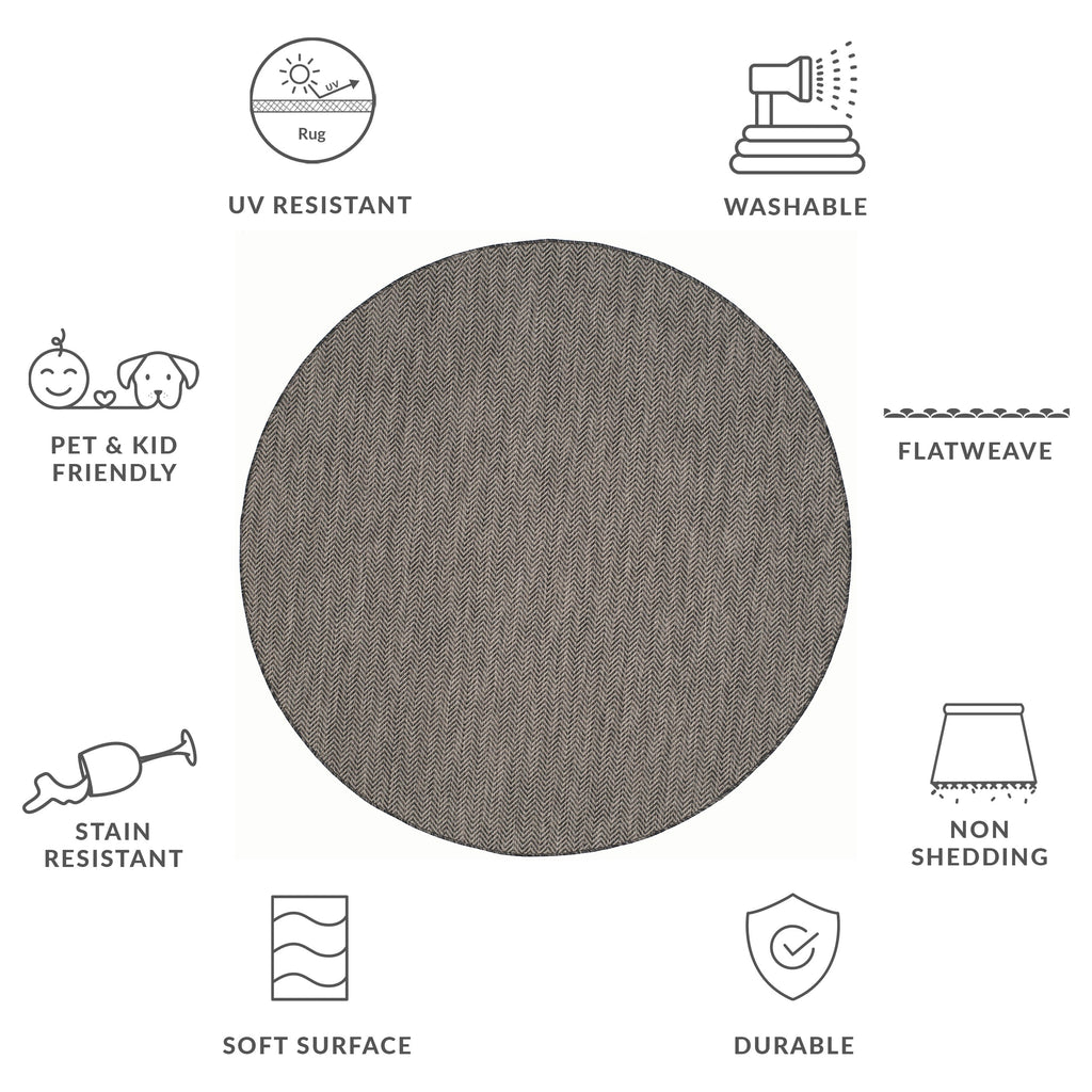 SAFAVIEH Courtyard Ilmur Indoor/ Outdoor Waterproof Patio Backyard Rug