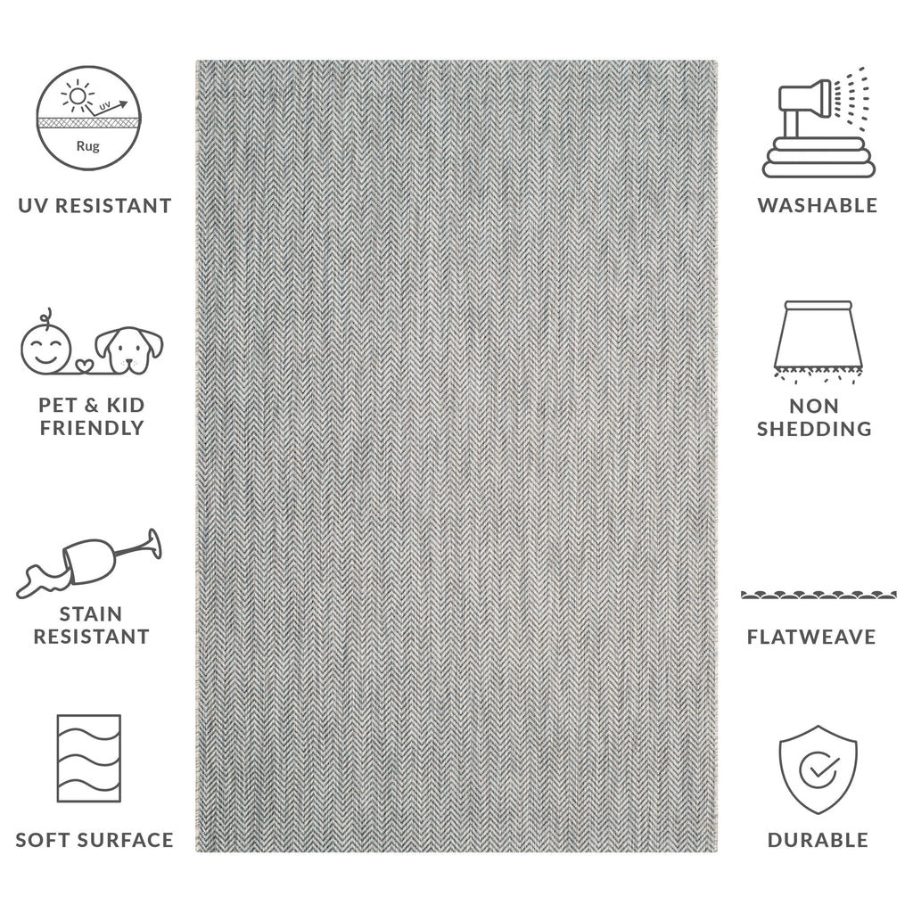 SAFAVIEH Courtyard Ilmur Indoor/ Outdoor Waterproof Patio Backyard Rug