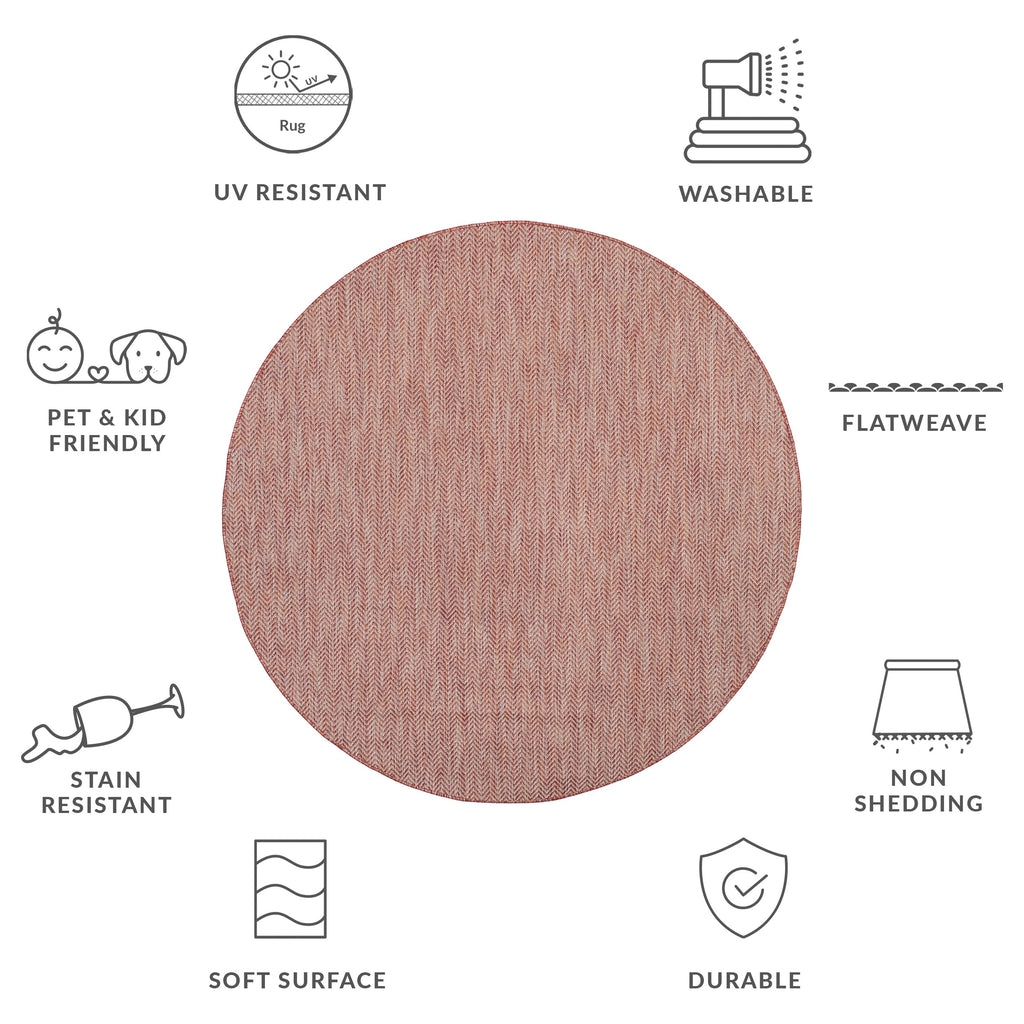 SAFAVIEH Courtyard Ilmur Indoor/ Outdoor Waterproof Patio Backyard Rug