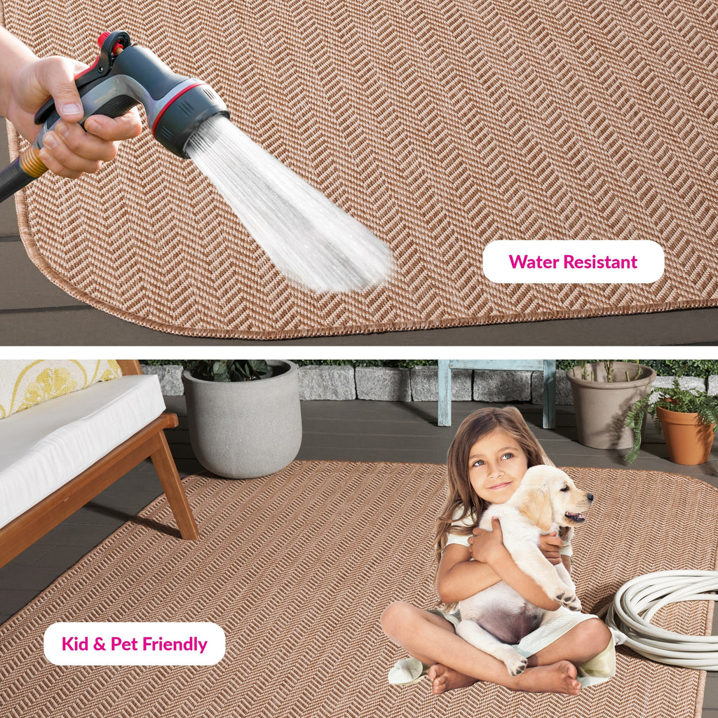 SAFAVIEH Courtyard Ilmur Indoor/ Outdoor Waterproof Patio Backyard Rug