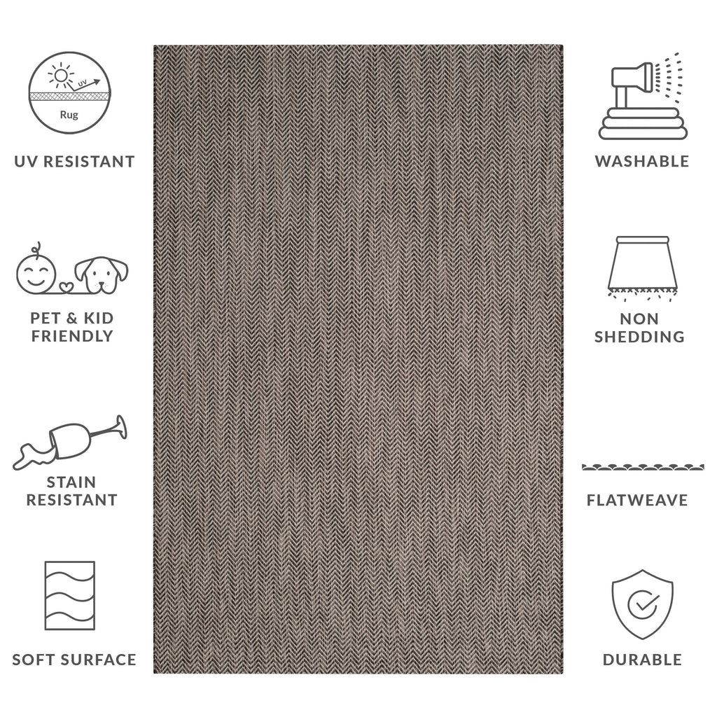 SAFAVIEH Courtyard Ilmur Indoor/ Outdoor Waterproof Patio Backyard Rug