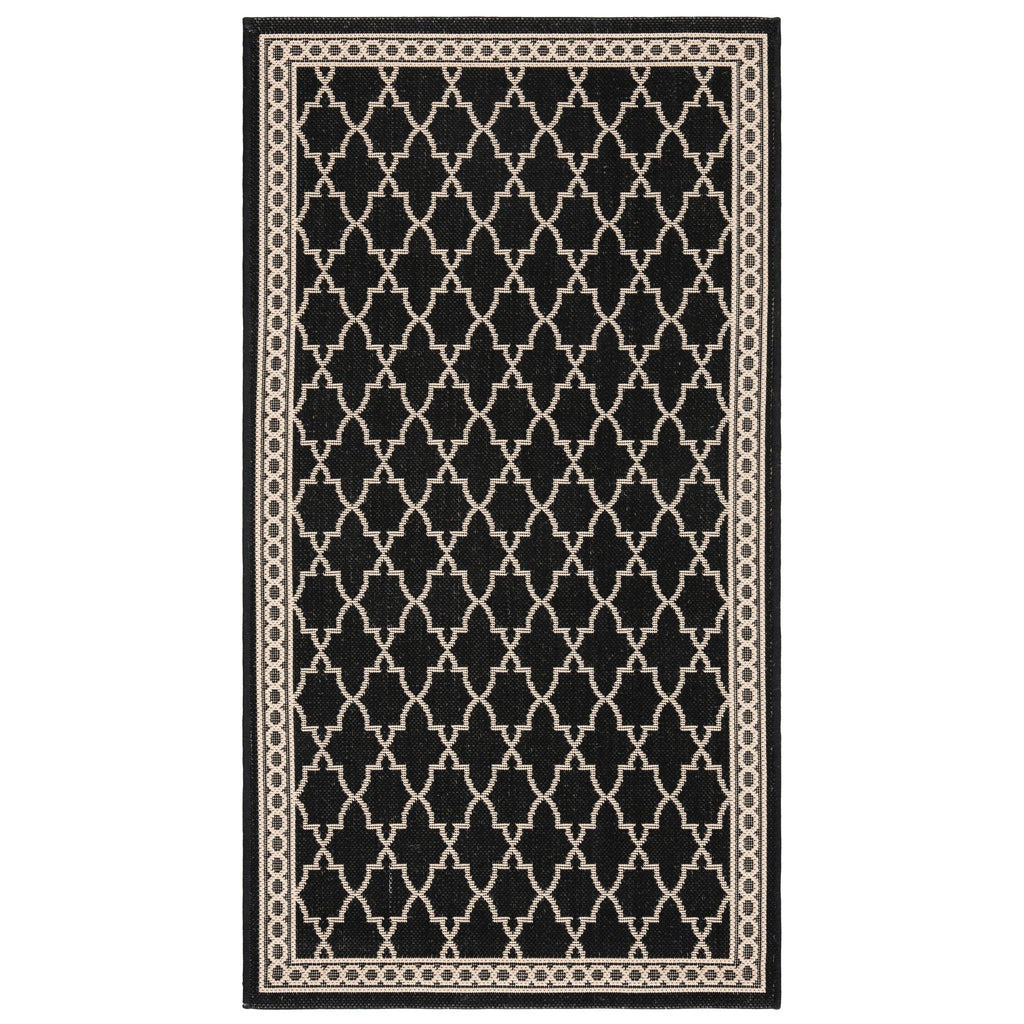 SAFAVIEH Courtyard Janell Trellis Indoor/ Outdoor Waterproof Patio Backyard Rug