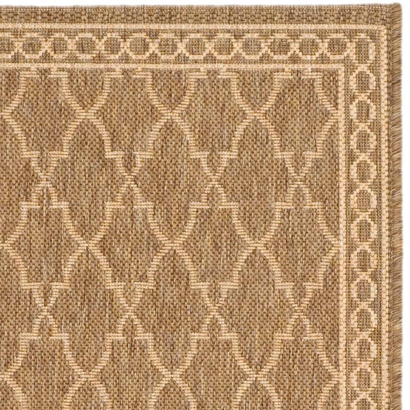 SAFAVIEH Courtyard Janell Trellis Indoor/ Outdoor Waterproof Patio Backyard Rug